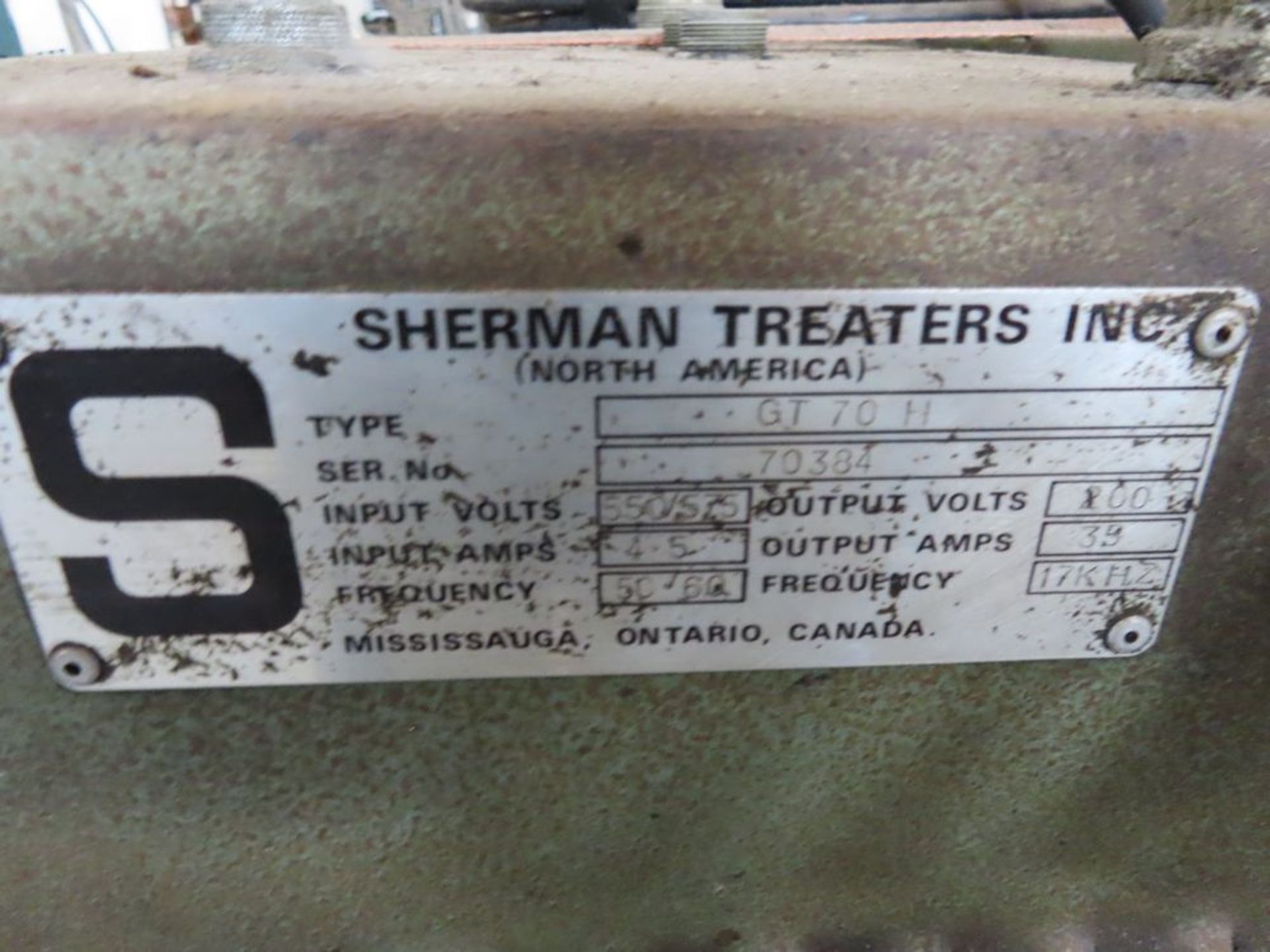 Sherman mod. GT70 & GT70H Treater Control - Image 3 of 3