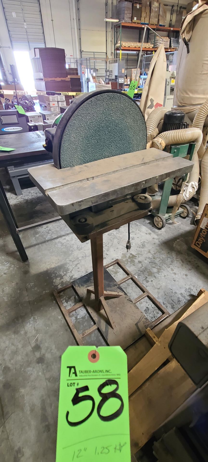 12'' Disc Sander, 1.25hp, 120 Volt