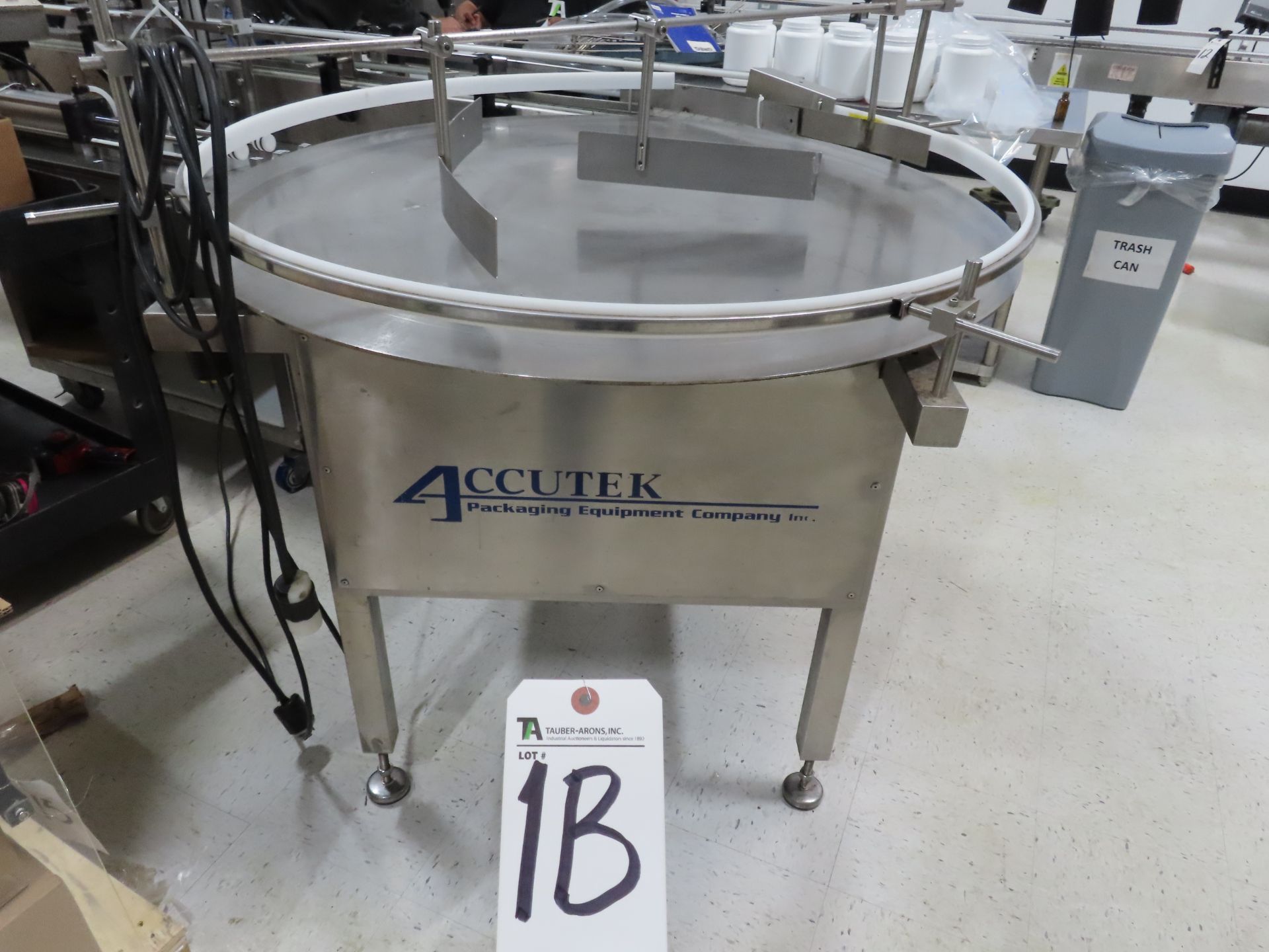 48” Rotary Accumulation Table / Feeder, Accutek