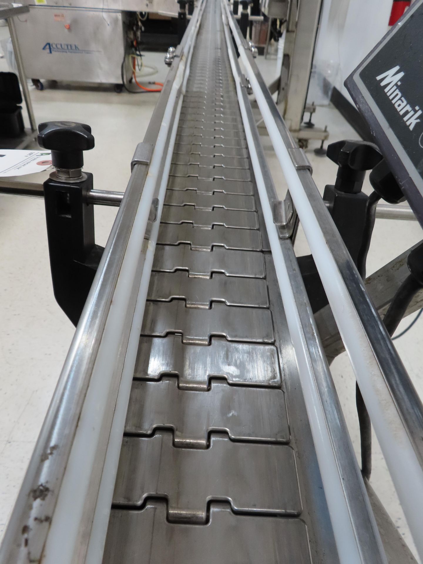 Conveyor approx. 4.5” wide x 177” long Accutek. - Image 2 of 2