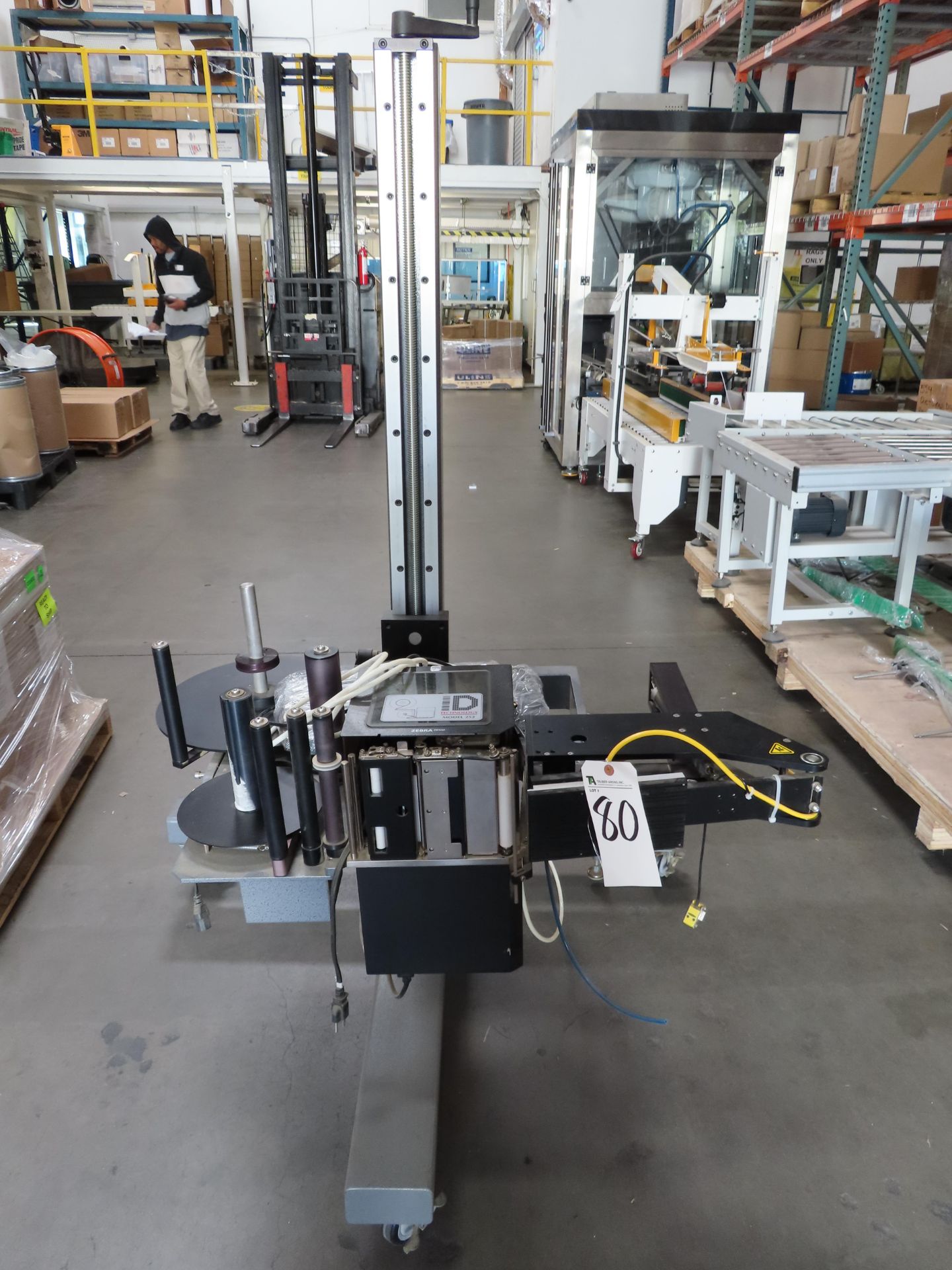 Automatic Case Label Applicator, ID Technology,