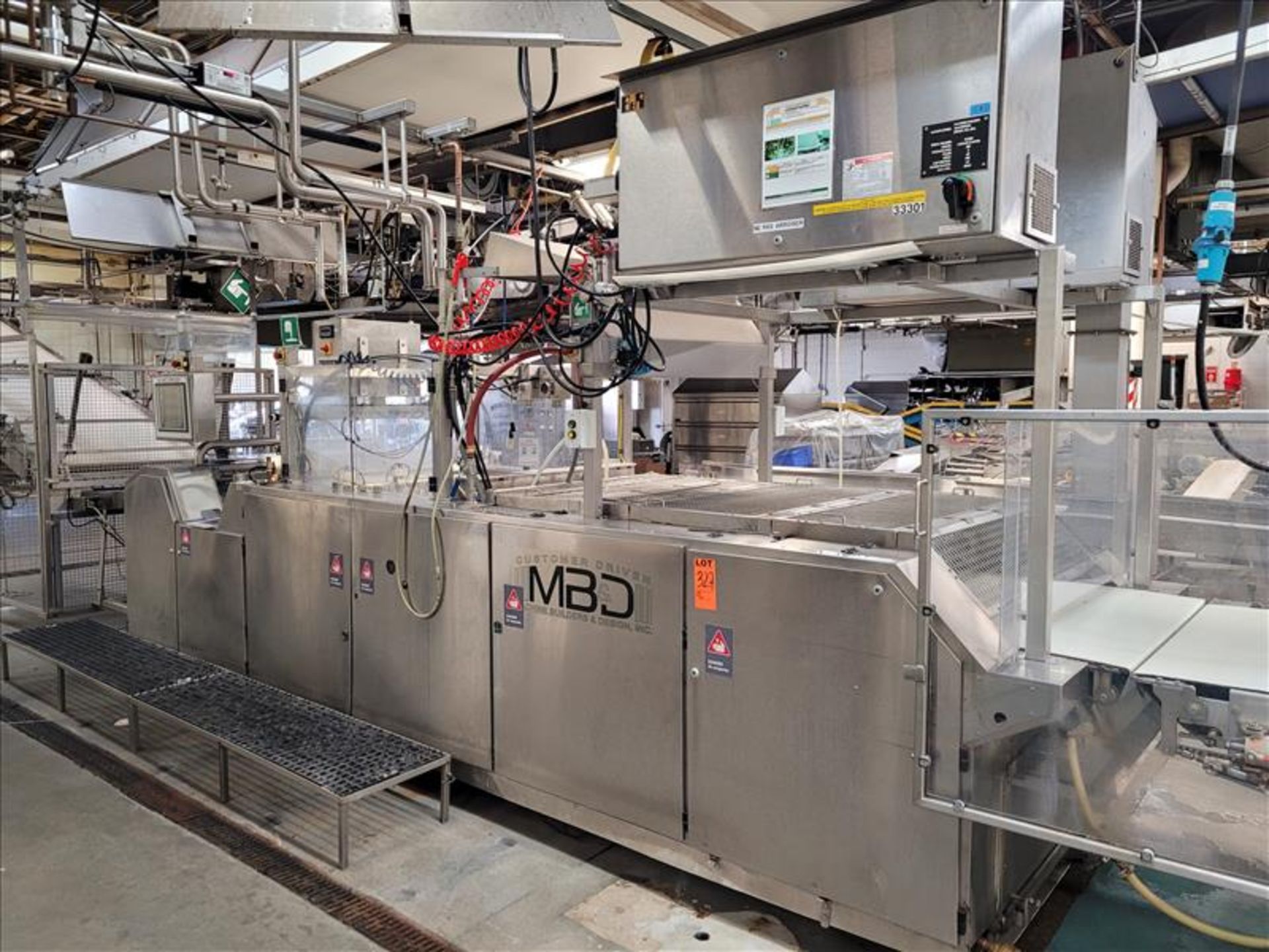 MBD Machine Builders & Design Inc. Cooker Capper, mod. 200, with Infeed Lane Conveyor, with Approx. - Image 2 of 18