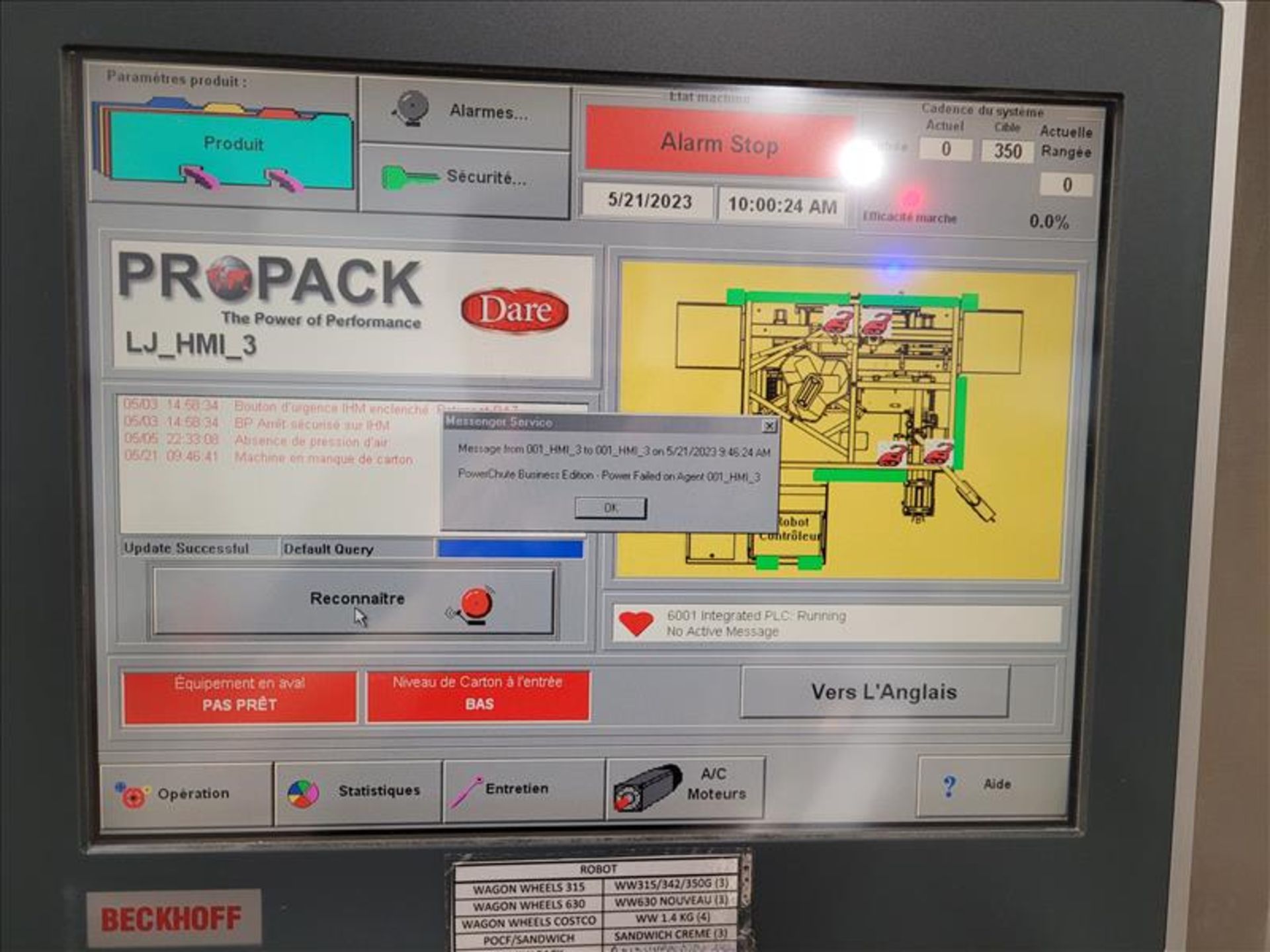 2008 PROPACK Pick N' Place Top Loader, with ABB Flex Picker, mod. LJTRTLH, ser. 79-08692, with - Image 26 of 29