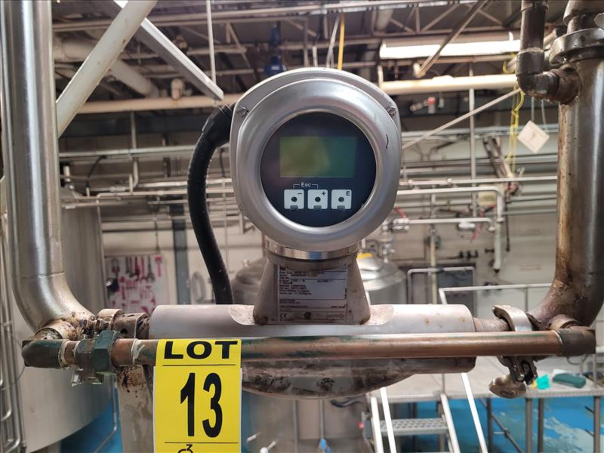 ENDRESS + HAUSER mod. Promass 83 S/S Flow Meter, ser. 5101021600, with Digital Read Out (LOCATED IN