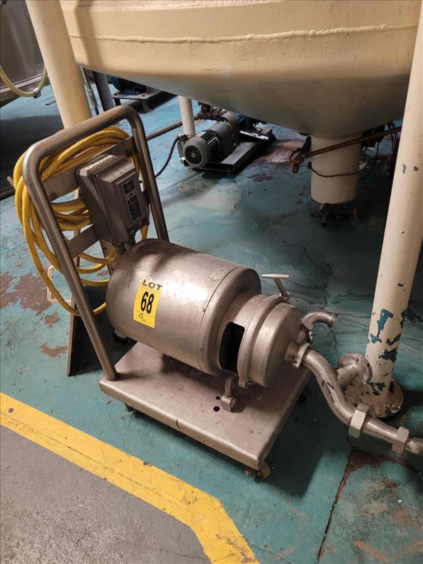 S/S Centrifugal Pump, with S/S Clad Motor, Mounted on S/S Portable Frame (LOCATED IN SAINT- - Image 2 of 2