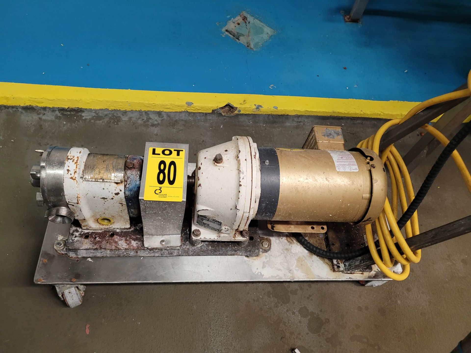 WAUKESHA 2 hp Positive Displacement Pump, ser. D021769, Size: 10, with Thread Type Inlet/Outlet, - Image 3 of 5