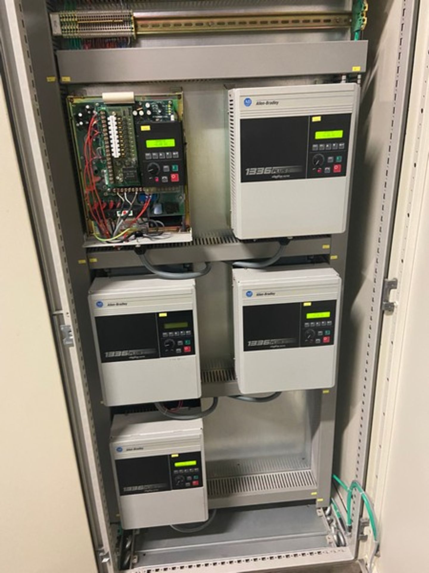 3-Door Control Cabinet, with ALLEN-BRADLEY 13-Slot PLC (NOTE: Missing 1-Slot--See Photos), with ( - Image 8 of 8