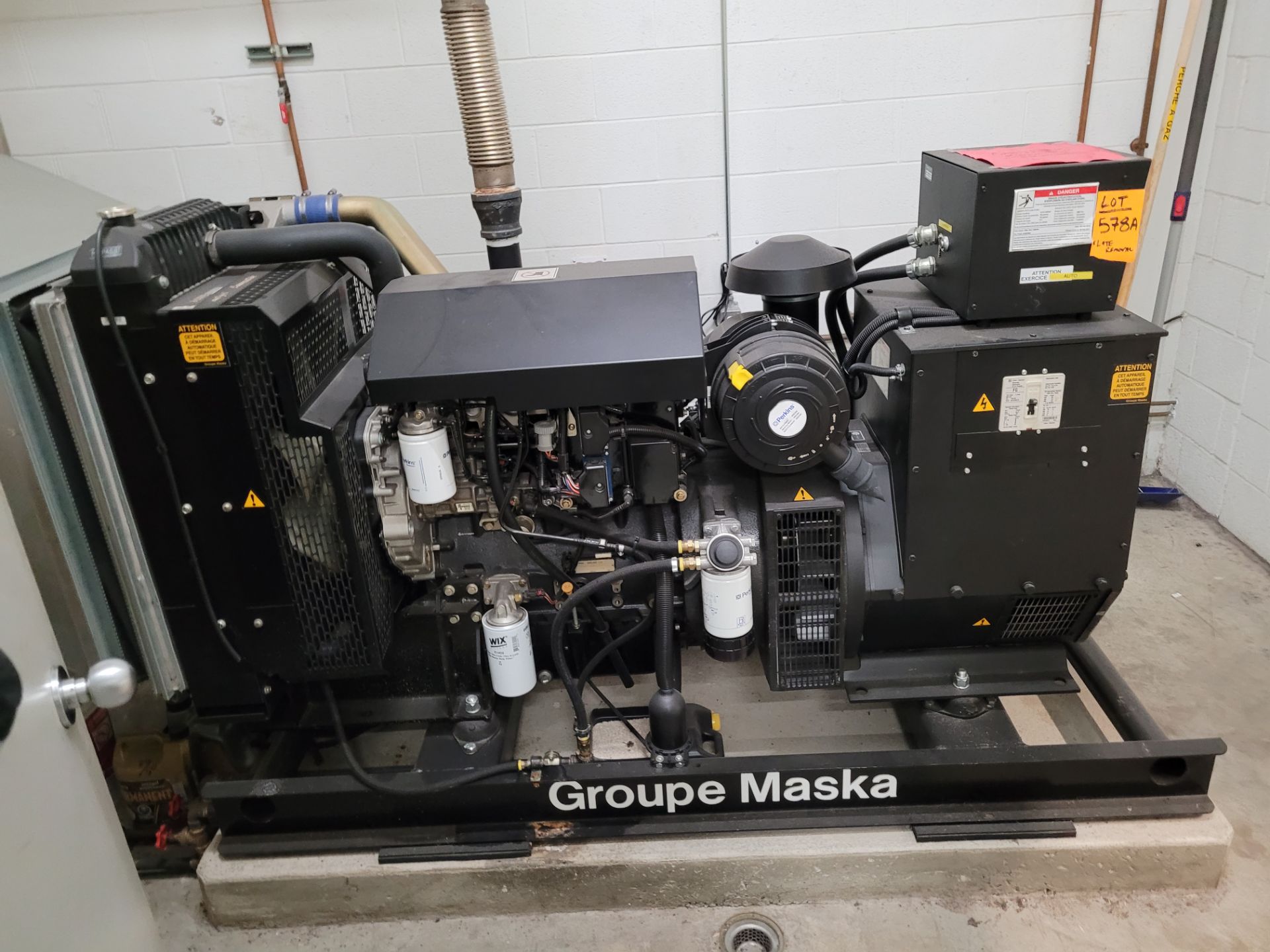 2015 GROUPE MASKA Generator w/ Control Panel (Located in Saint-Lambert, QC - Subject to - Image 2 of 15