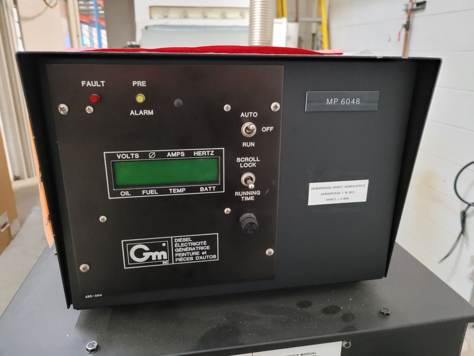 2015 GROUPE MASKA Generator w/ Control Panel (Located in Saint-Lambert, QC - Subject to - Image 8 of 15