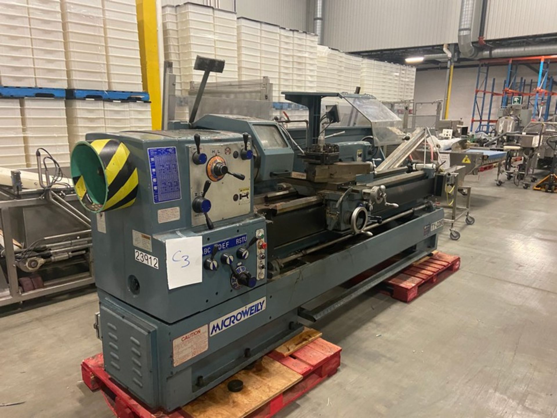 Microweily Lathe, M/N TY-2280, with Tooling Pallet of Tooling (LOCATED IN SAINT-LAMBERT, QC) - Image 2 of 10