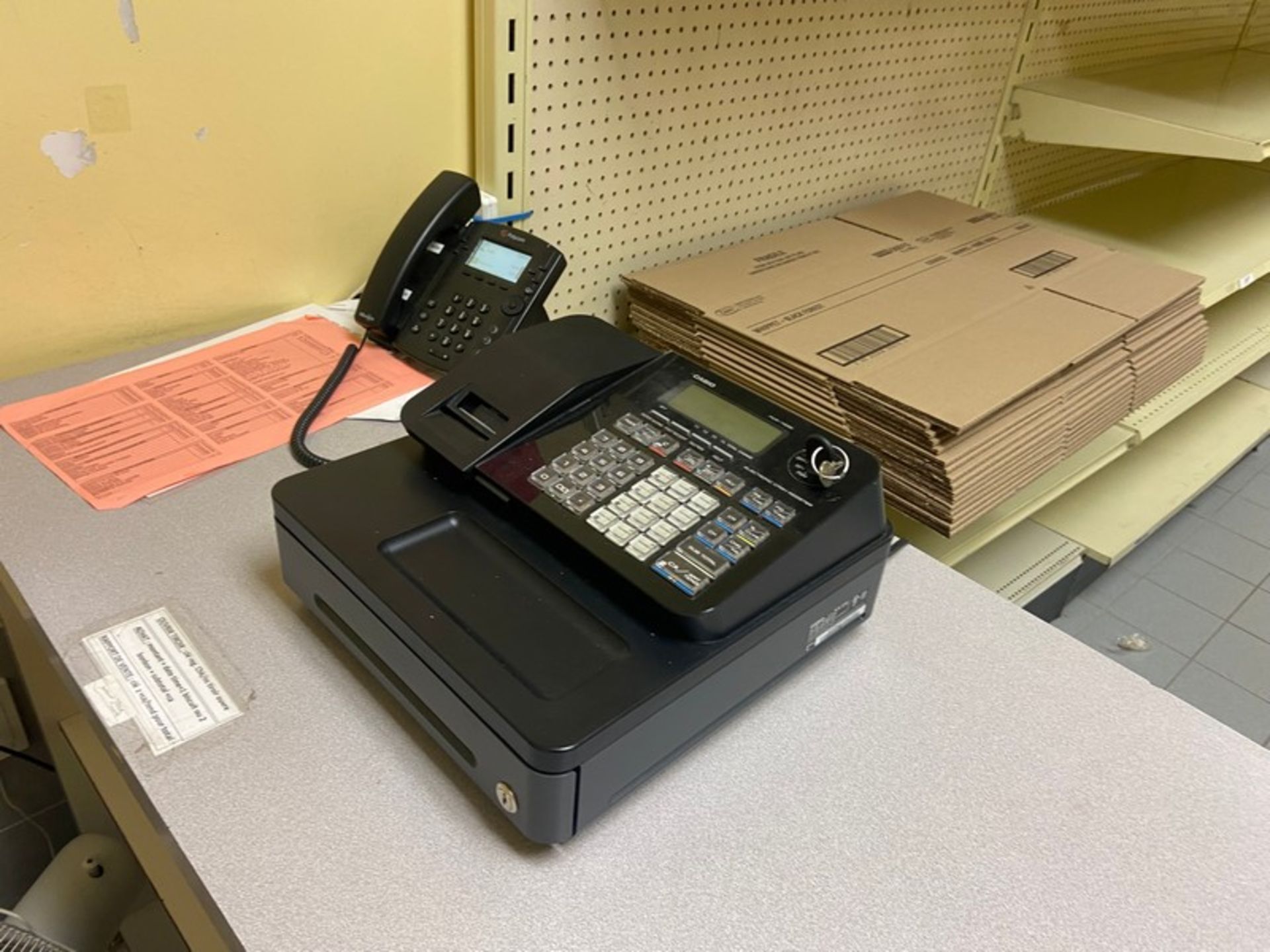 Contents of Employee Store, Includes Shelving, Cash Register, Counter Top (LOCATED IN SAINT-LAMBERT, - Image 4 of 4