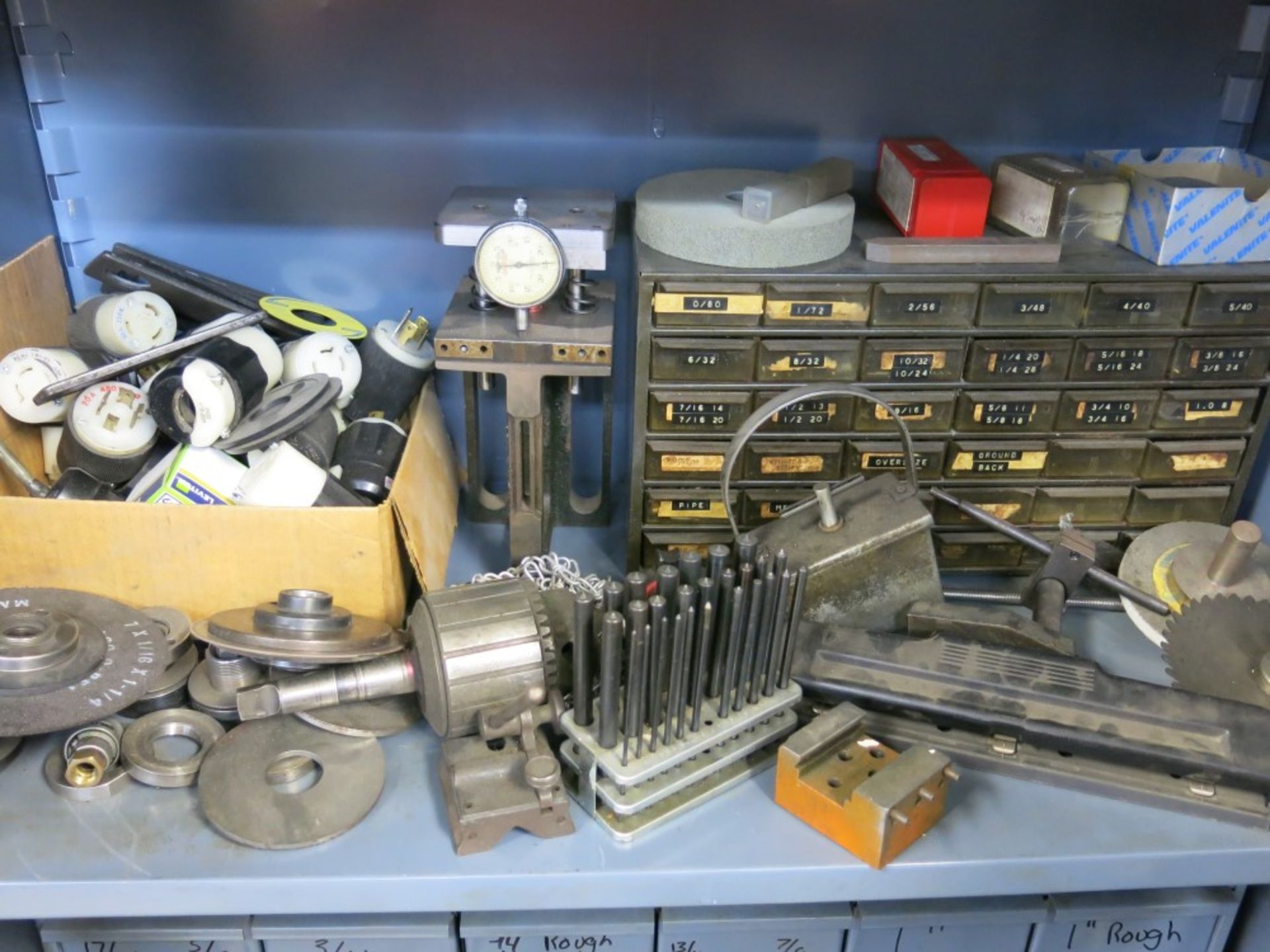 Cabinet & Parts Bins w/ Contents Including: - Image 4 of 5