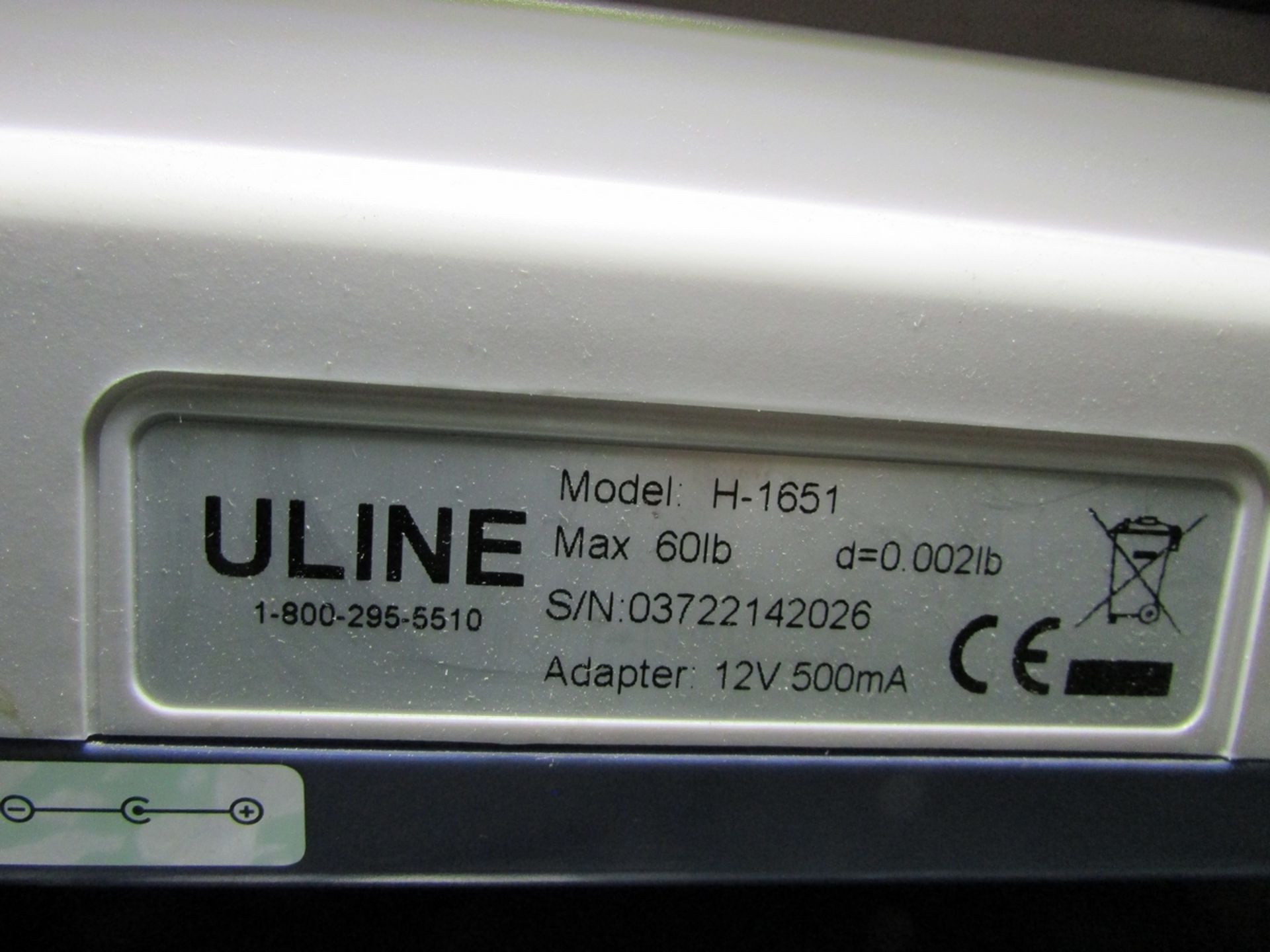 Uline H-1651 60x0.002Lb. Digital Counting Scale - Image 5 of 5