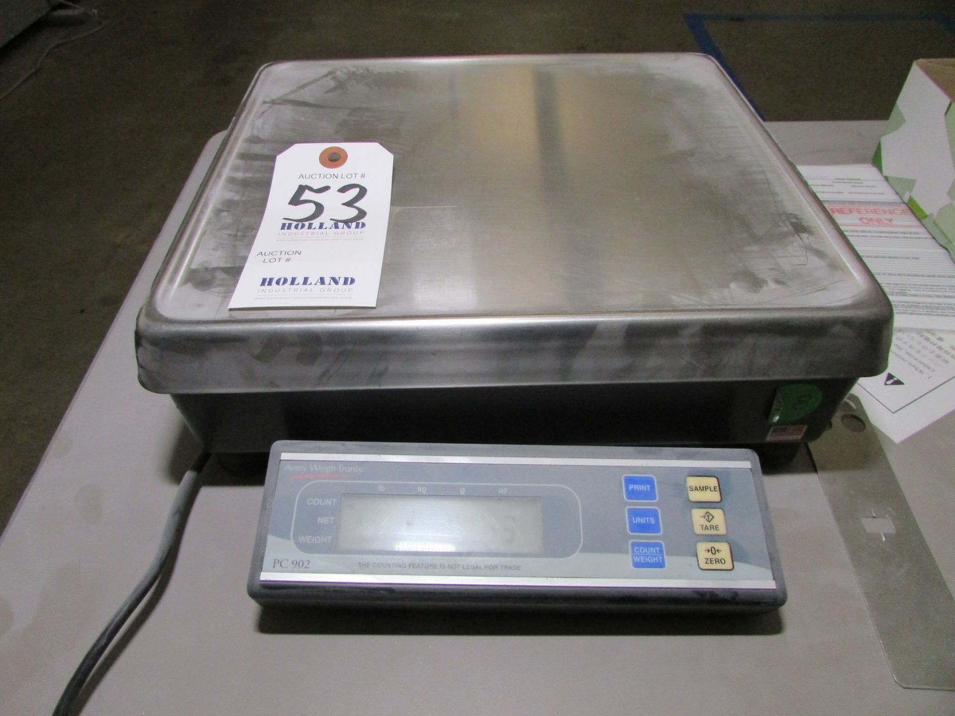 Avery Weig-Tronix PC 902 50x0.005Lb. Digital Counting Scale - Image 2 of 5