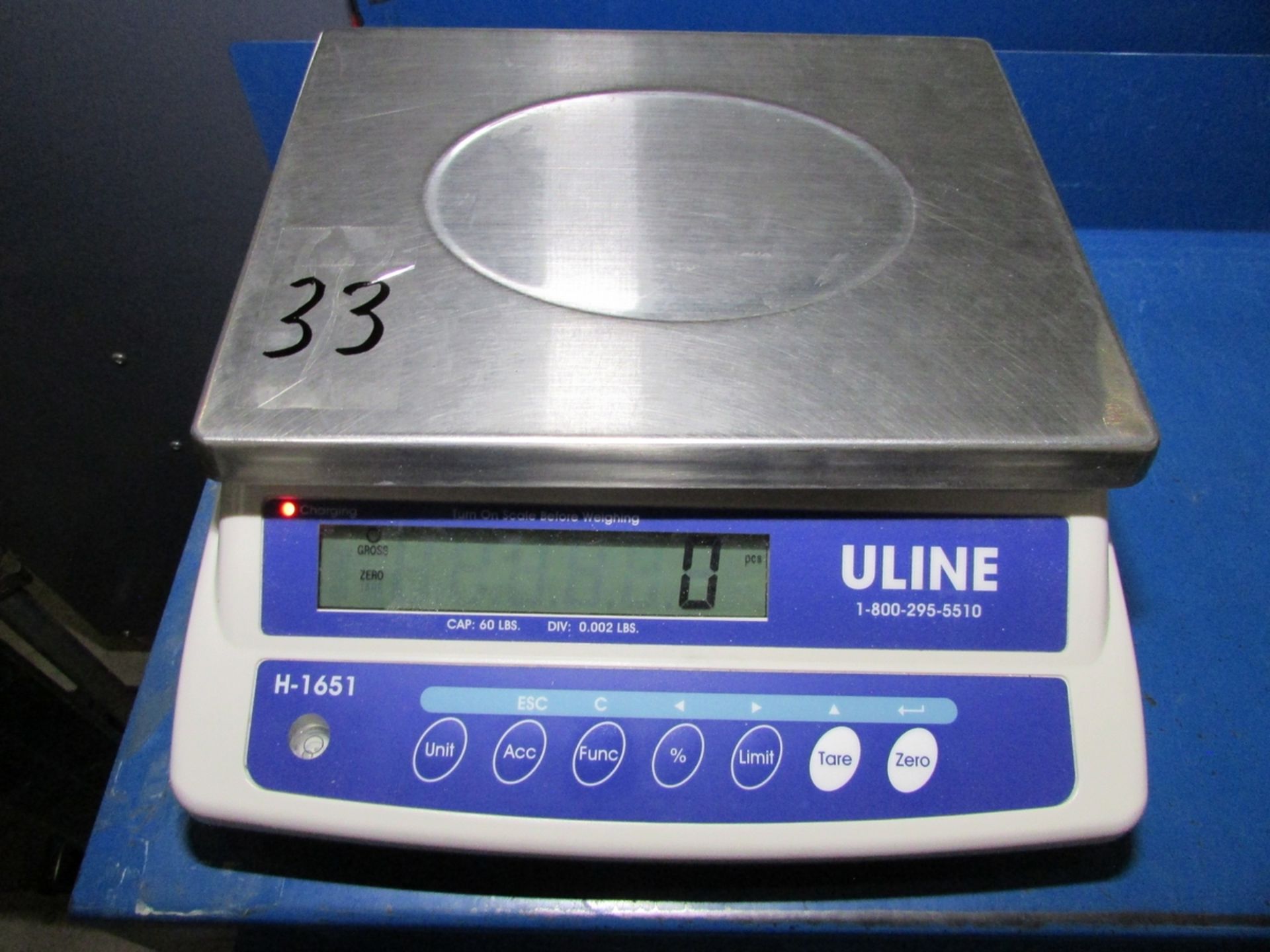 Uline H-1651 60x0.002Lb. Digital Counting Scale - Image 2 of 5