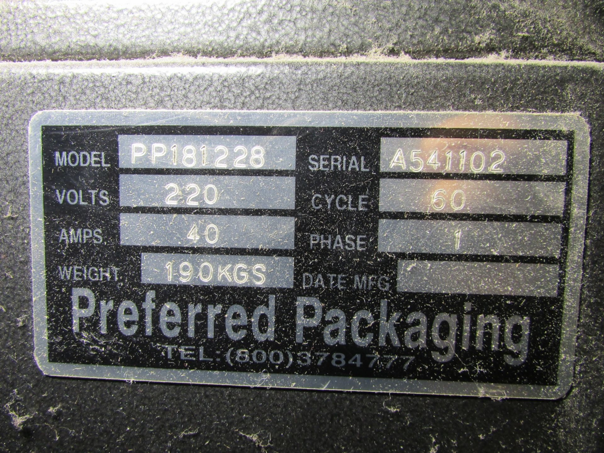 Preferred Packaging Model PP1622MK L-Seal Packaging Machine - Image 13 of 13