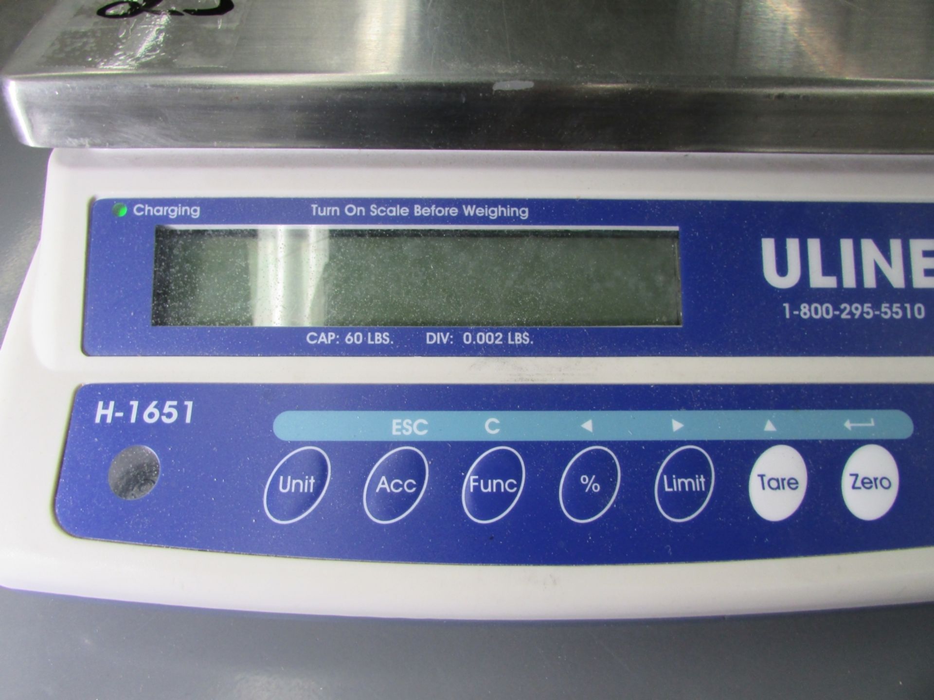 Uline H-1651 60x0.002Lb. Digital Counting Scale - Image 3 of 5