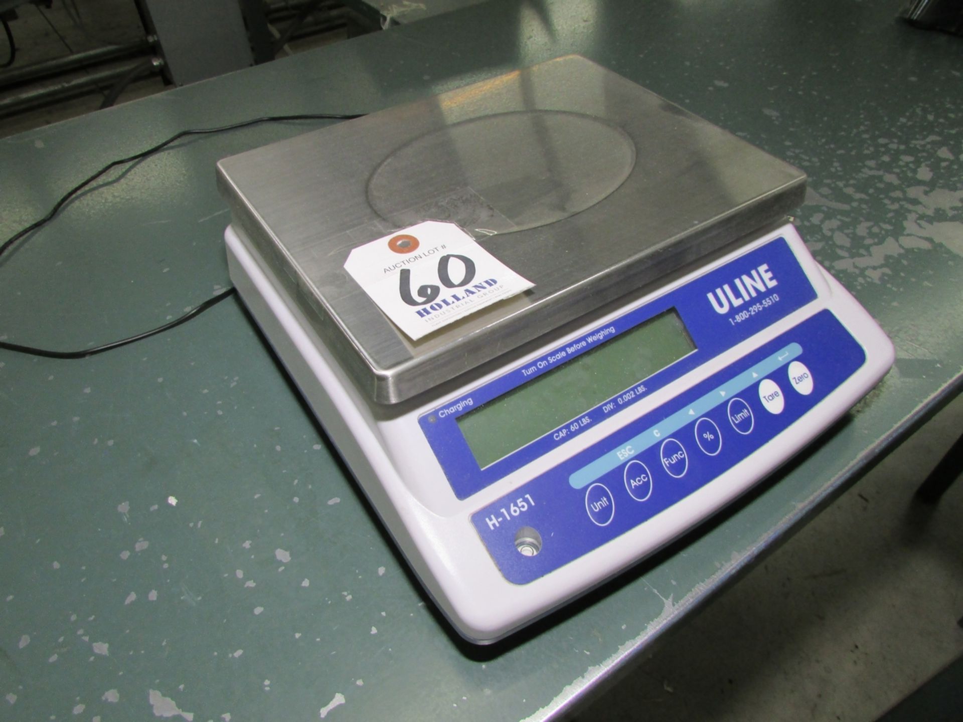 Uline H-1651 60x0.002Lb. Digital Counting Scale