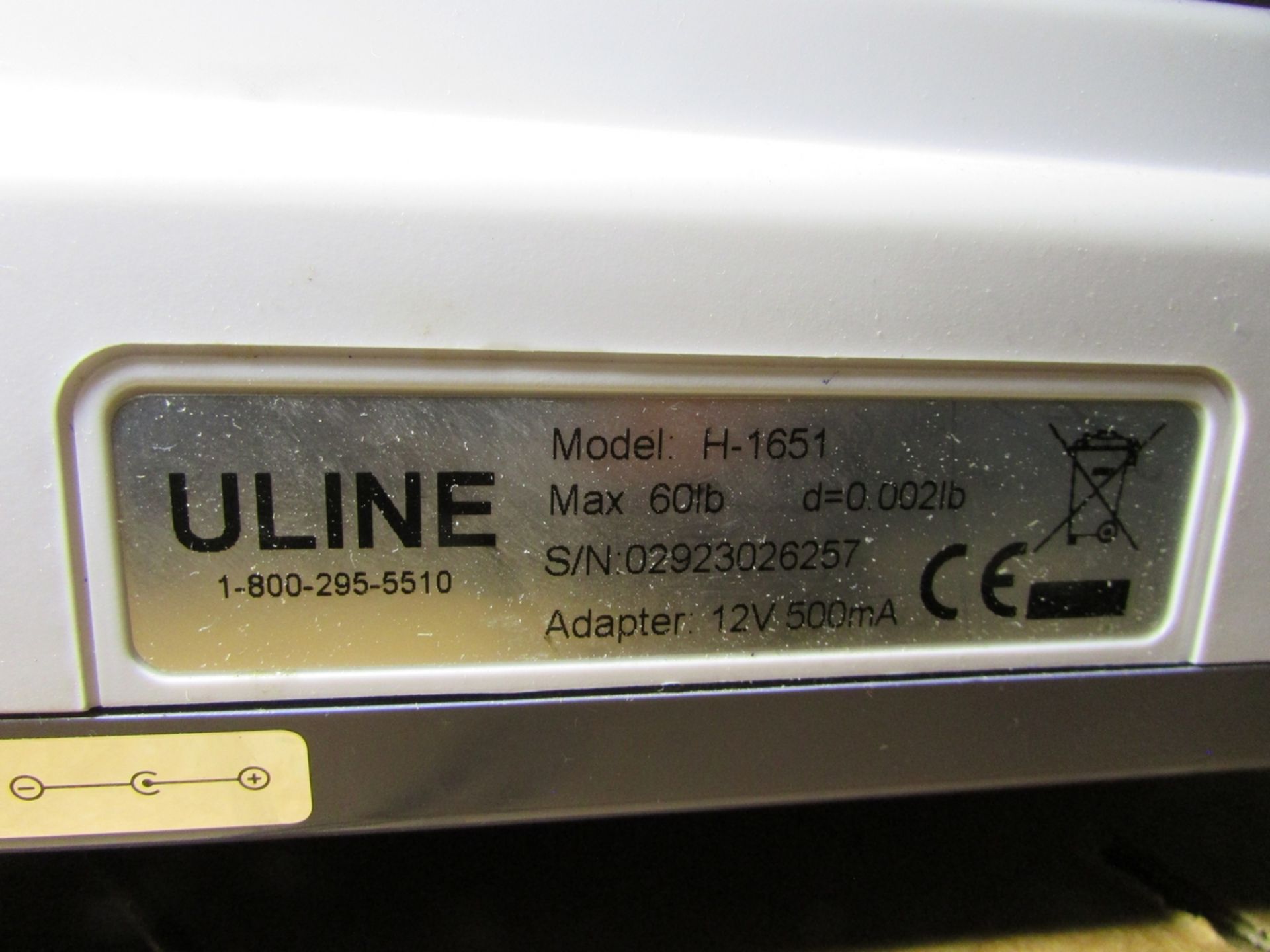 Uline H-1651 60x0.002Lb. Digital Counting Scale - Image 5 of 5