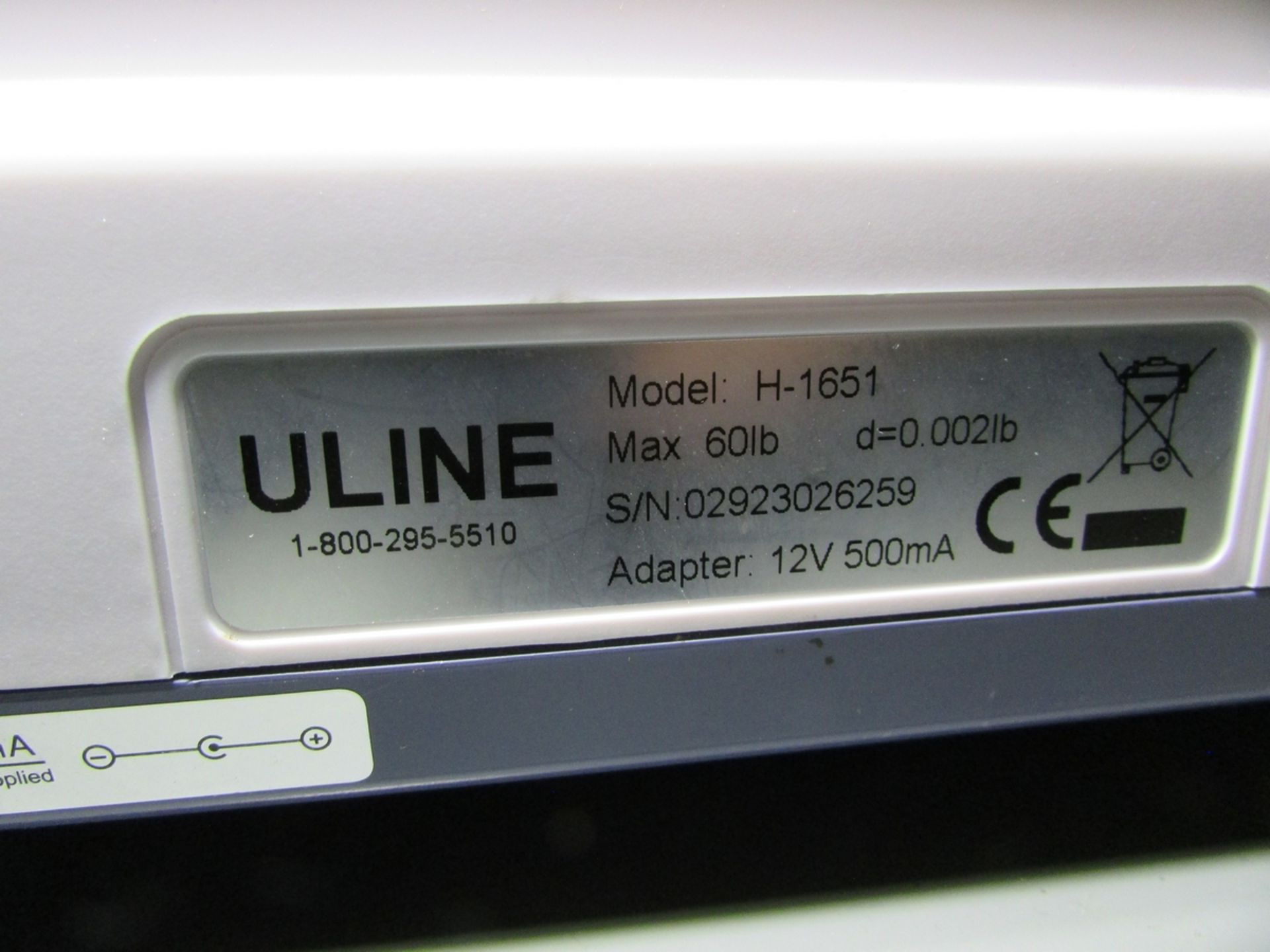 Uline H-1651 60x0.002Lb. Digital Counting Scale - Image 5 of 5
