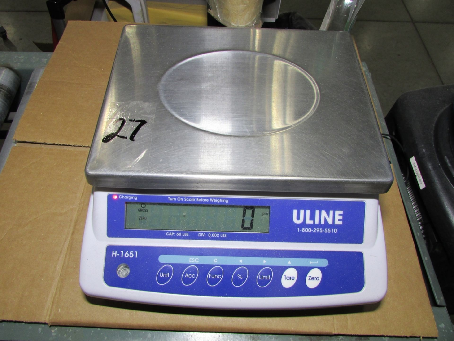 Uline H-1651 60x0.002Lb. Digital Counting Scale - Image 2 of 5