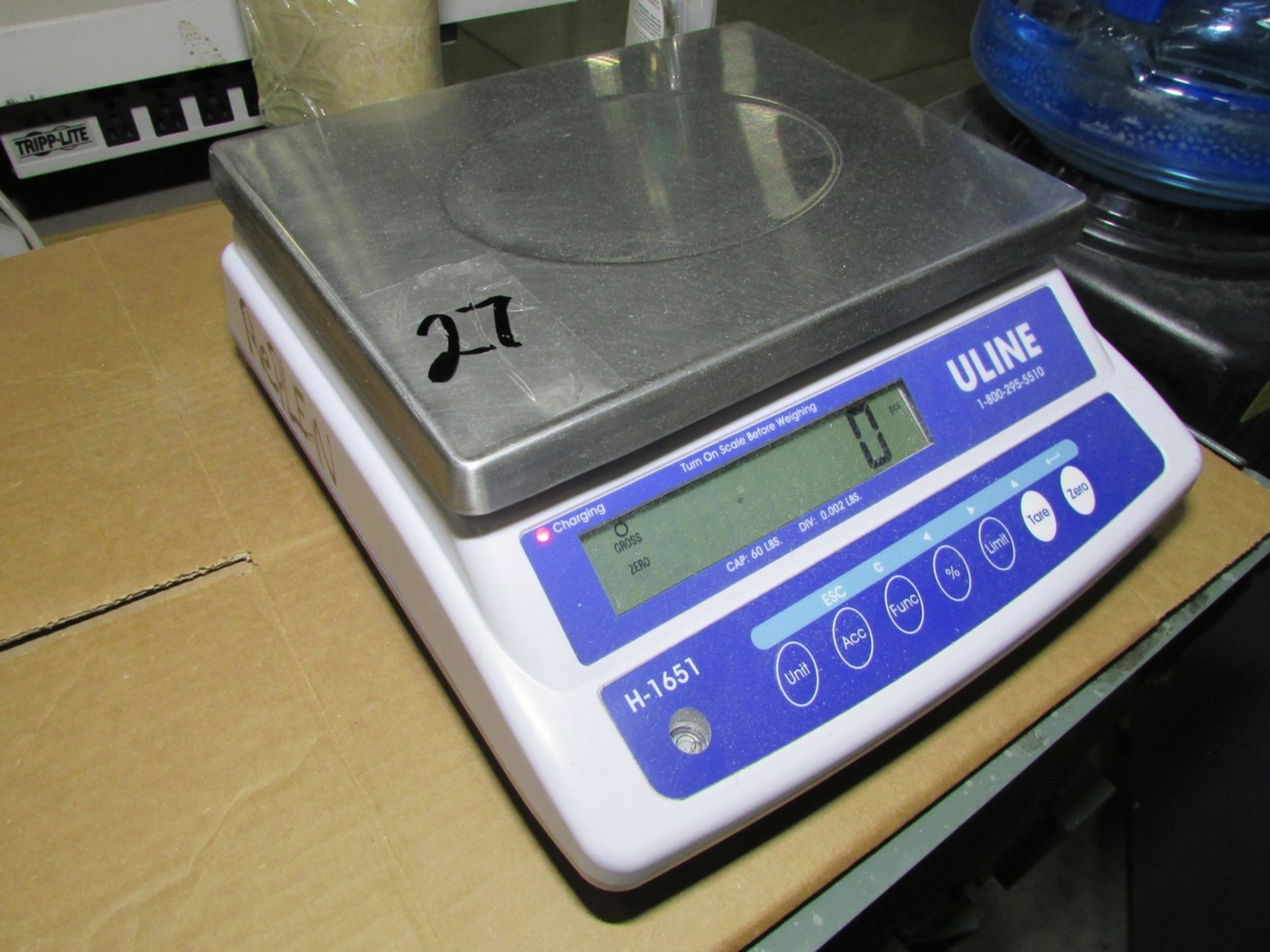 Uline H-1651 60x0.002Lb. Digital Counting Scale