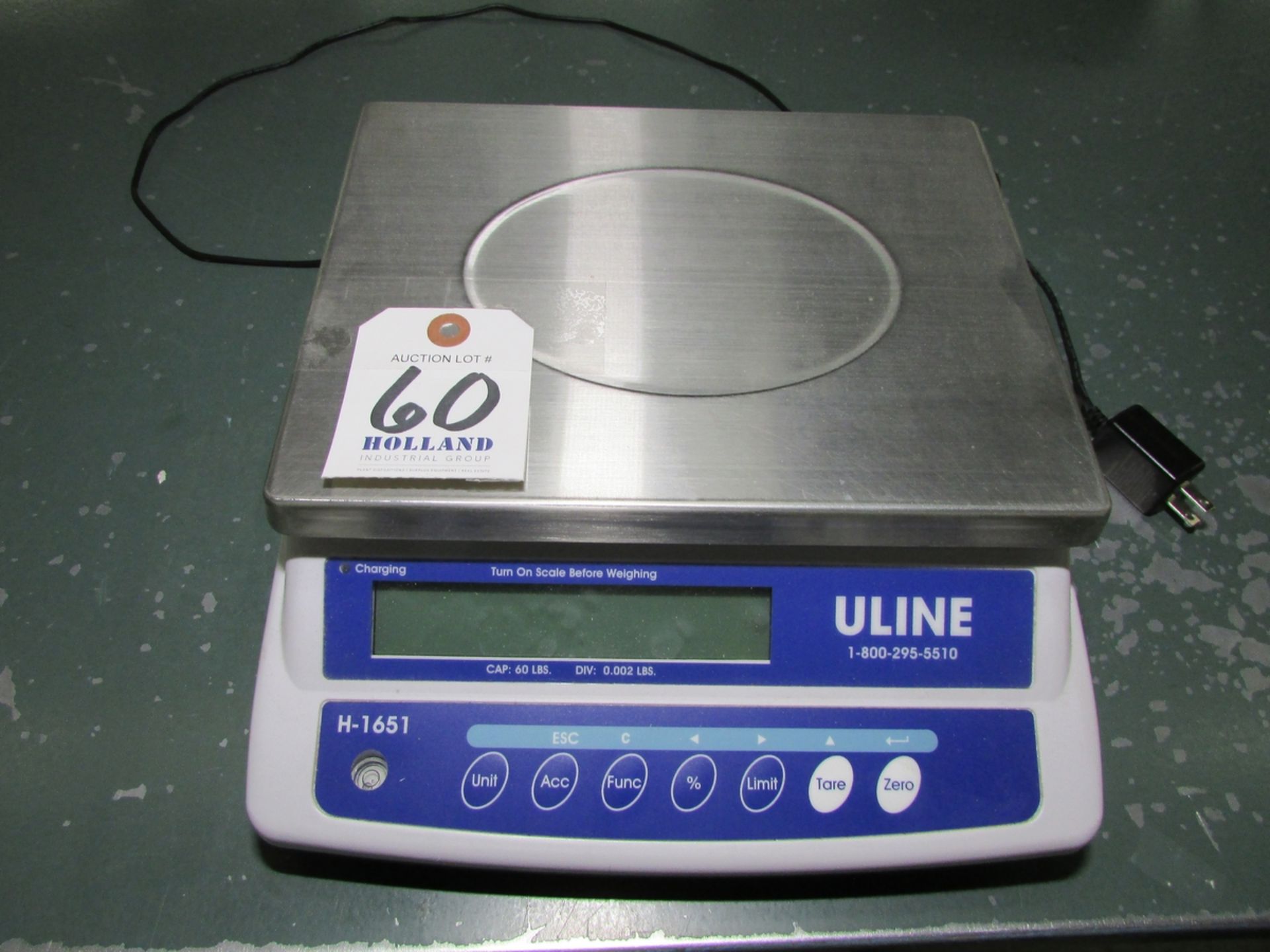 Uline H-1651 60x0.002Lb. Digital Counting Scale - Image 2 of 5