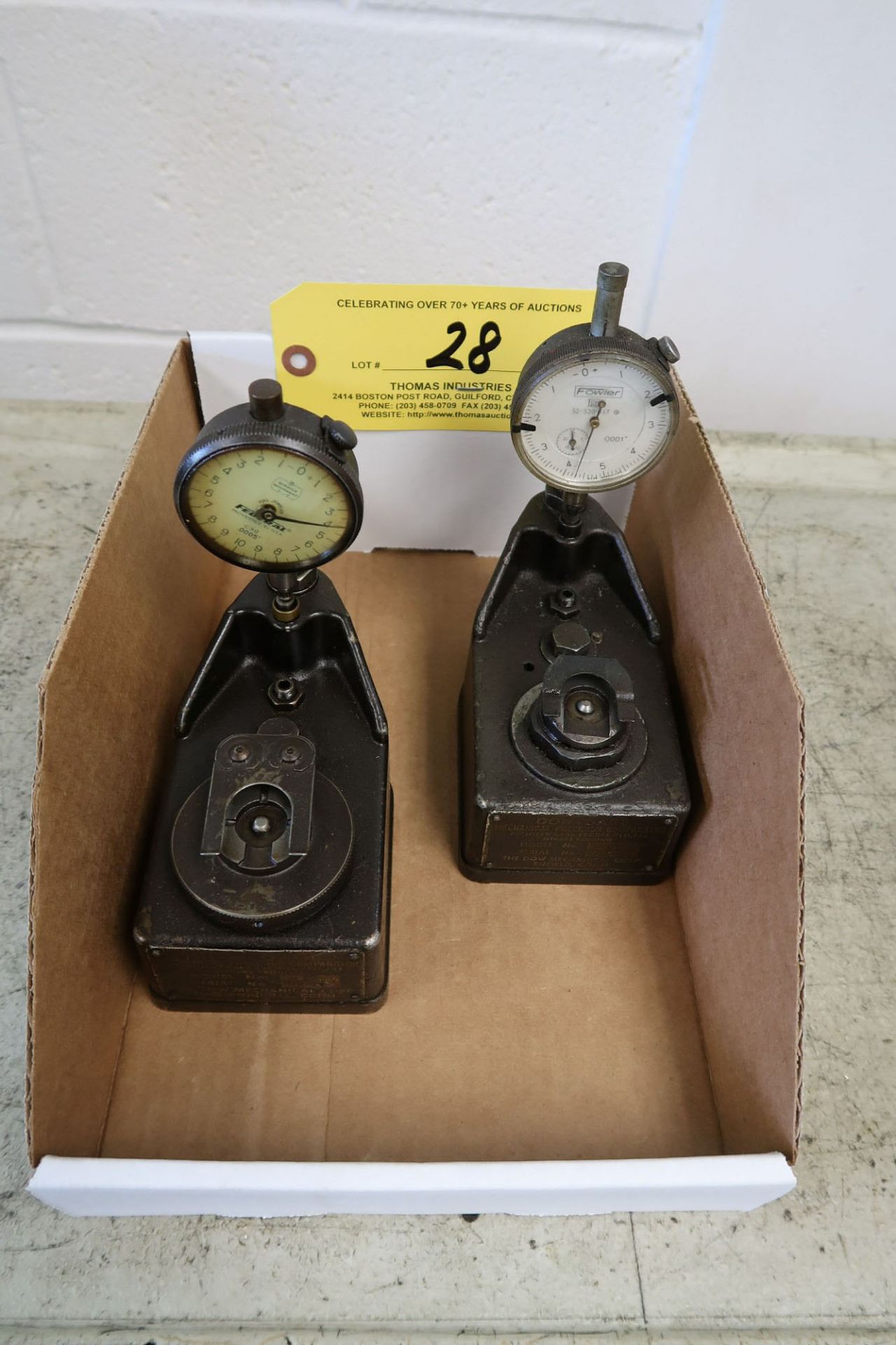 (2) DON GAGE DIAL INDICATOR STANDS MODEL 10