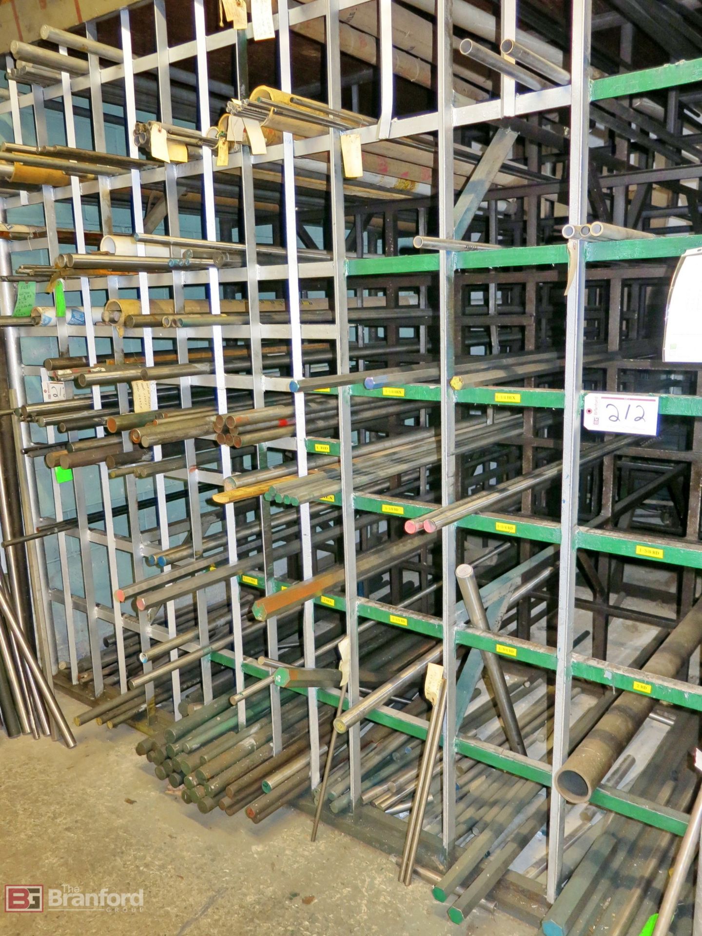 Approx. 15' wide x 15' long x 8' tall raw material rack w/ raw material - Image 4 of 5