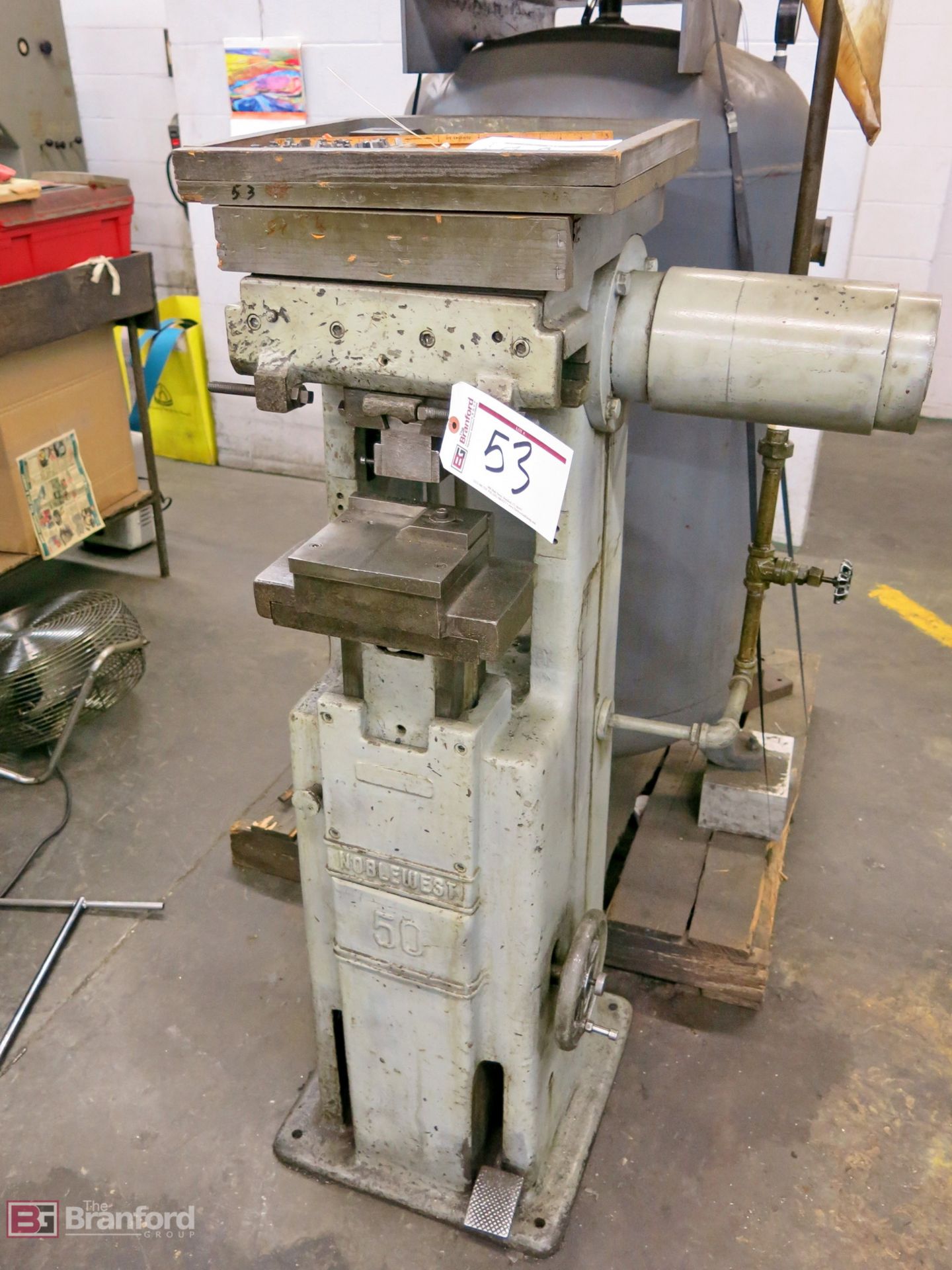 Noblewest model 50 stamping machine