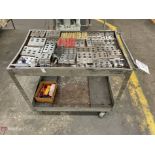 2-Tier rolling cart w/ contents including tooling