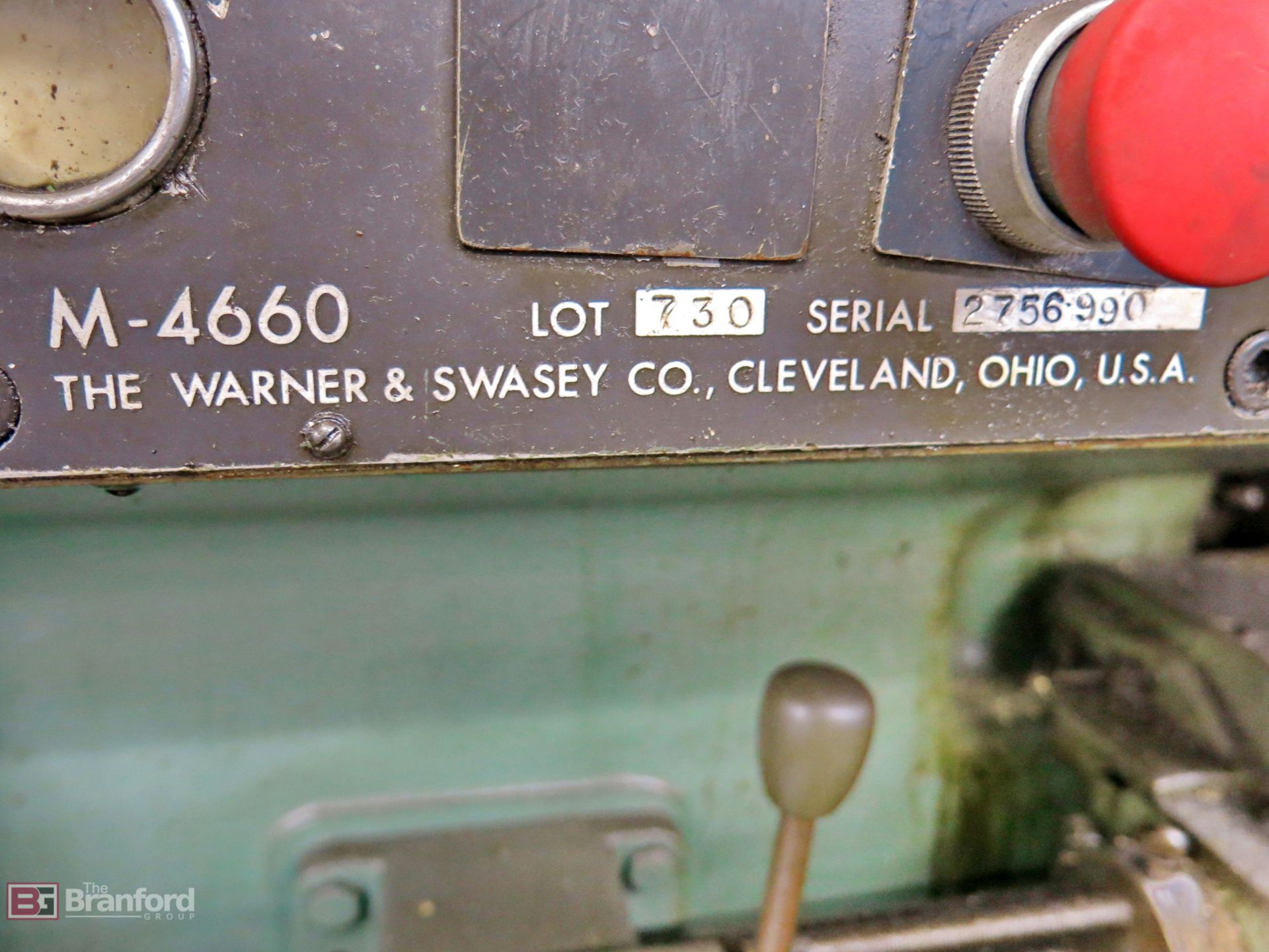 Warner & Swasey model no. 5, model M-4660 turret head lathe - Image 4 of 4