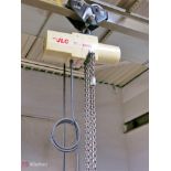 Coffing model JLC 2-Ton electric chain hoist