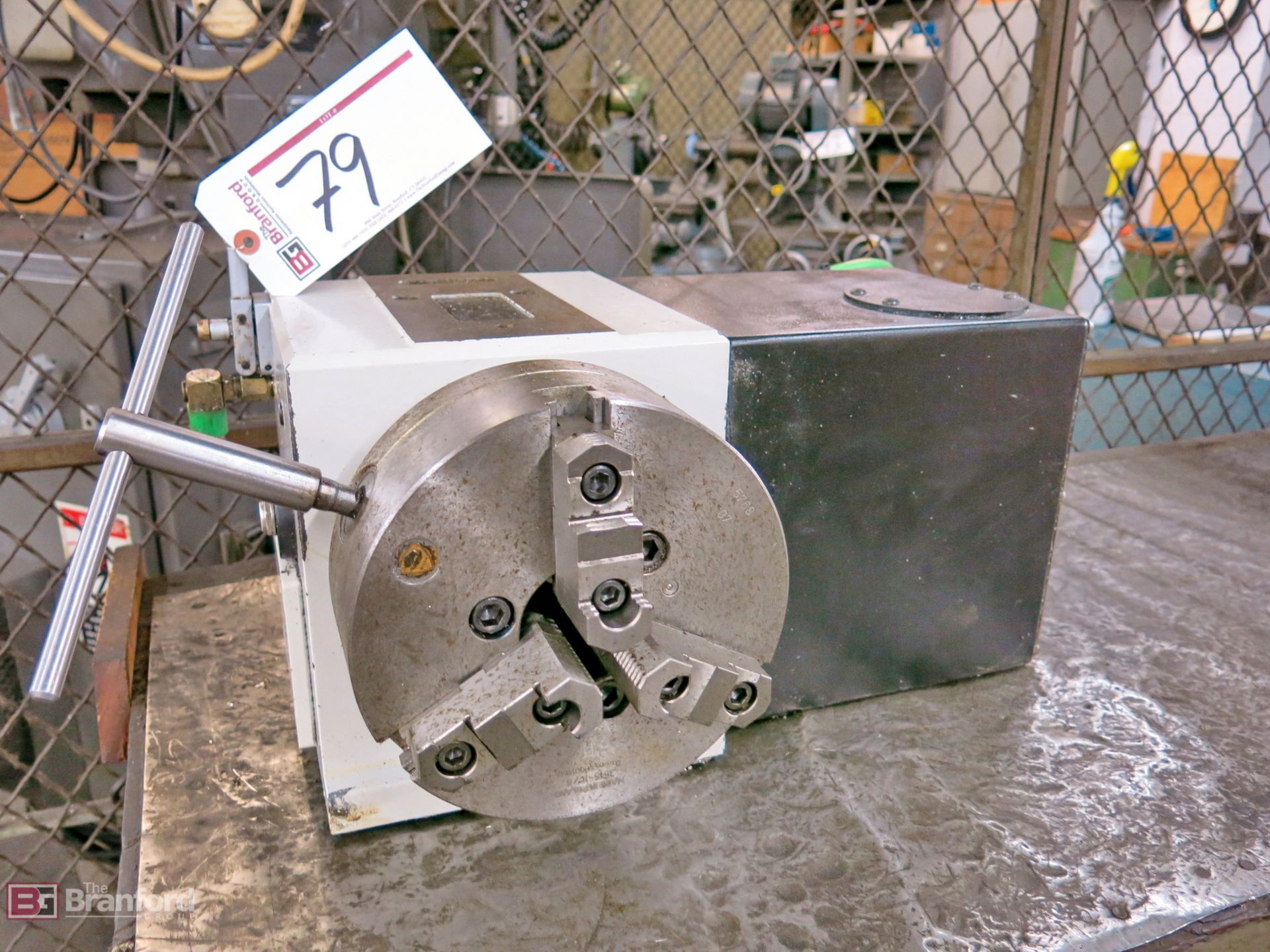 ATS indexer model RT-160 w/ 8''3-jaw bison chuck