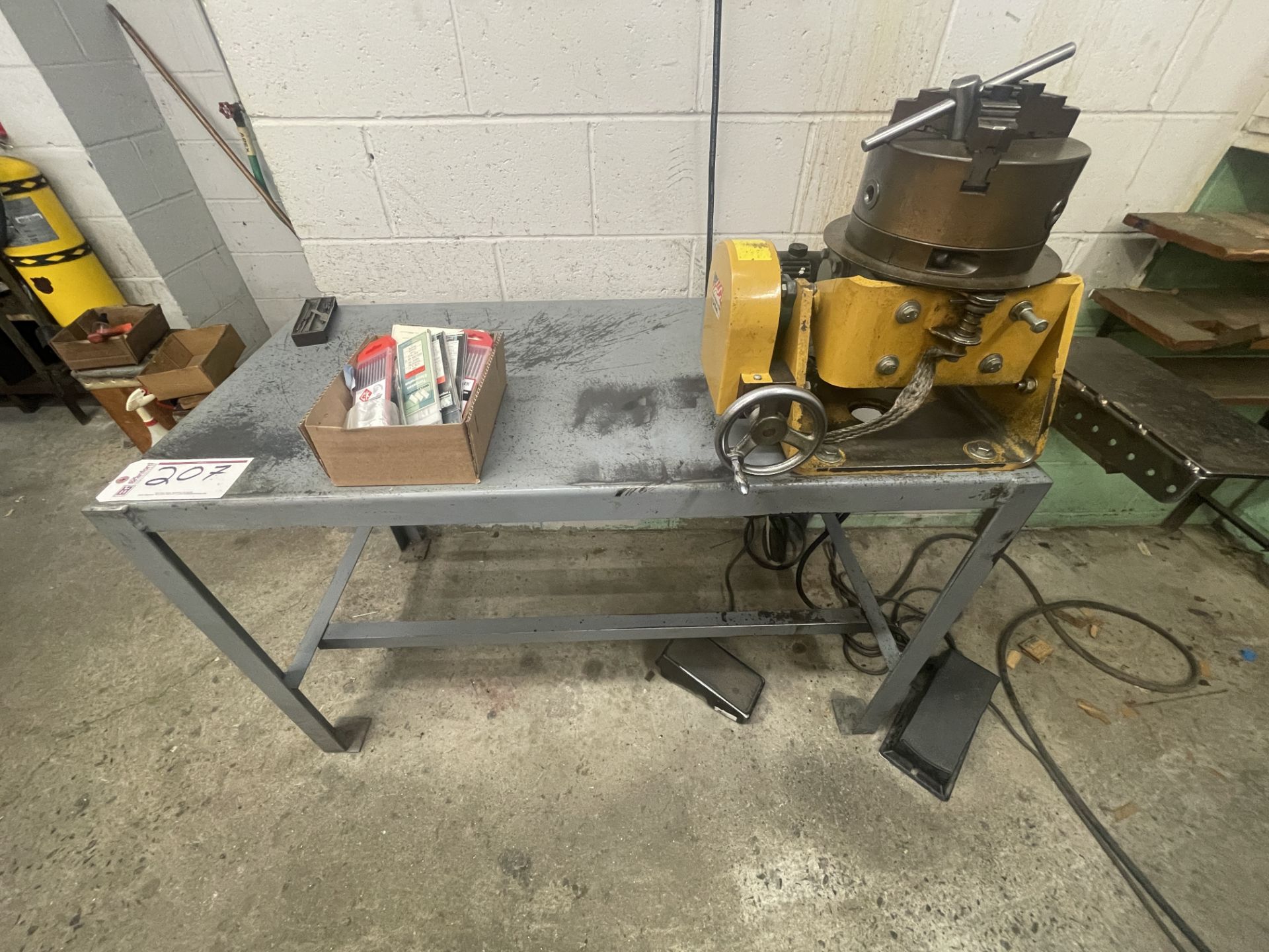 Approx. 48" x 24" heavy duty welding table