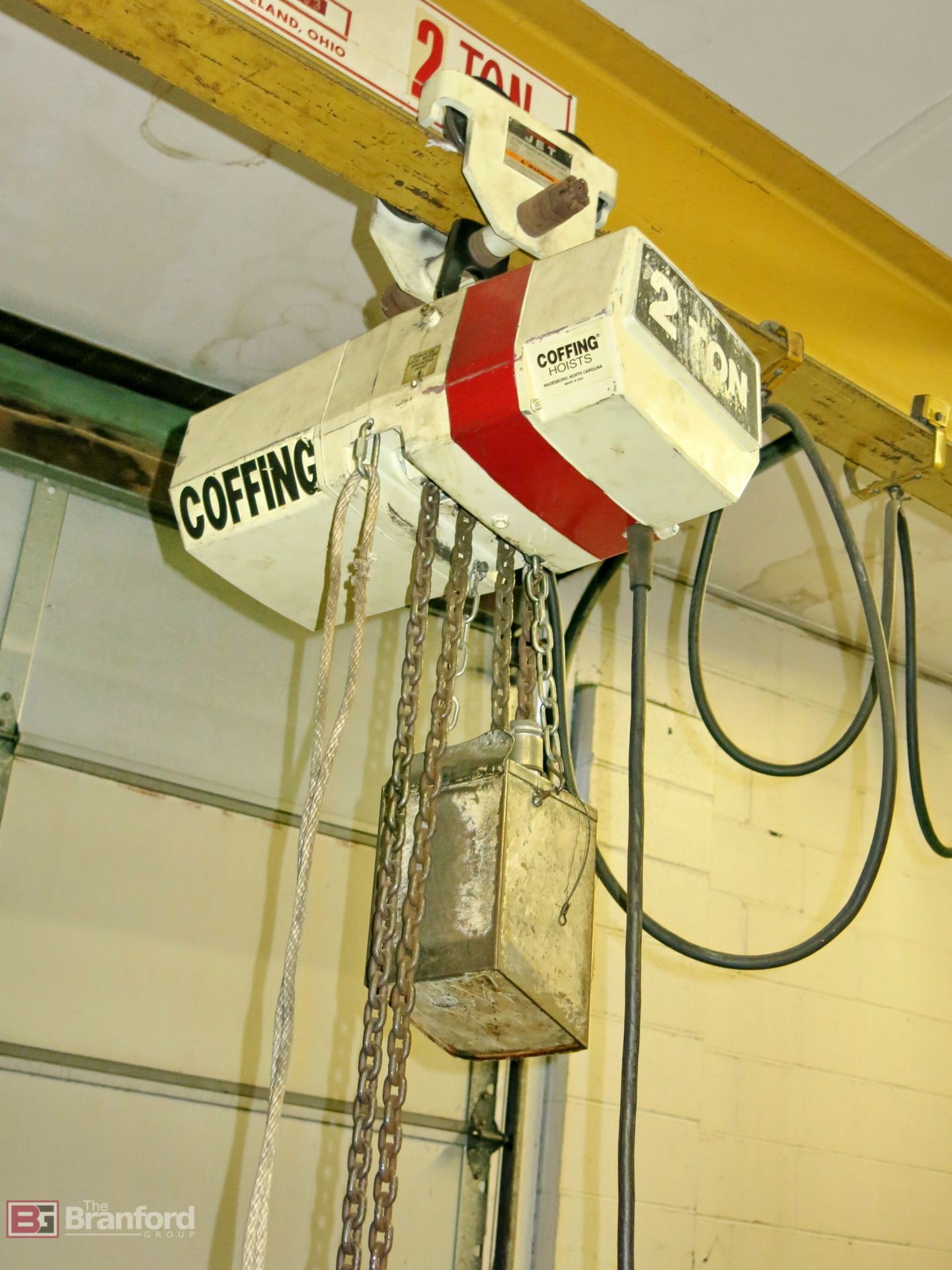 Approx. 15' t x 12' l floor mount jib crane - Image 2 of 2