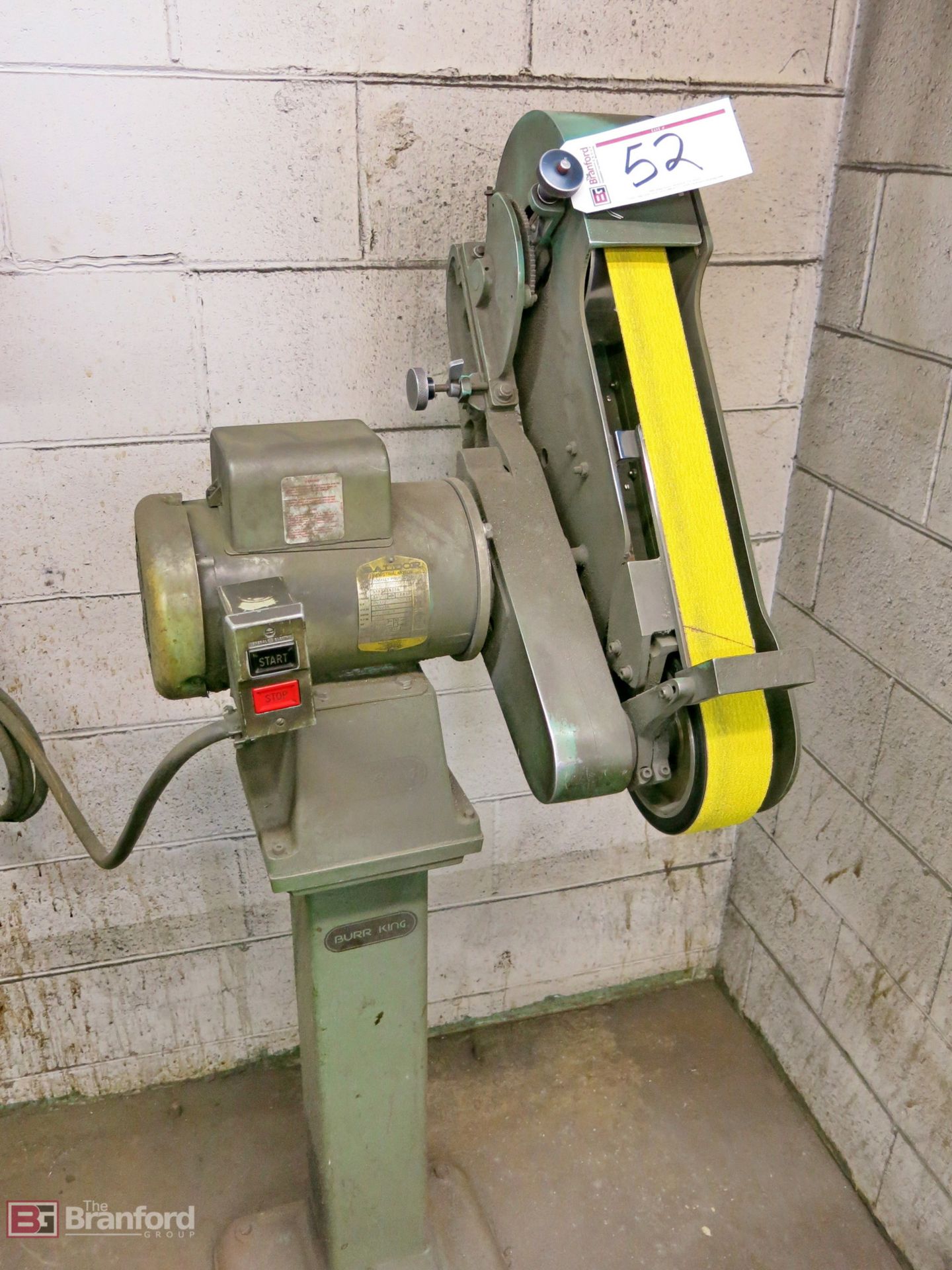 Burrking 1-1/2-hp belt sander grinder