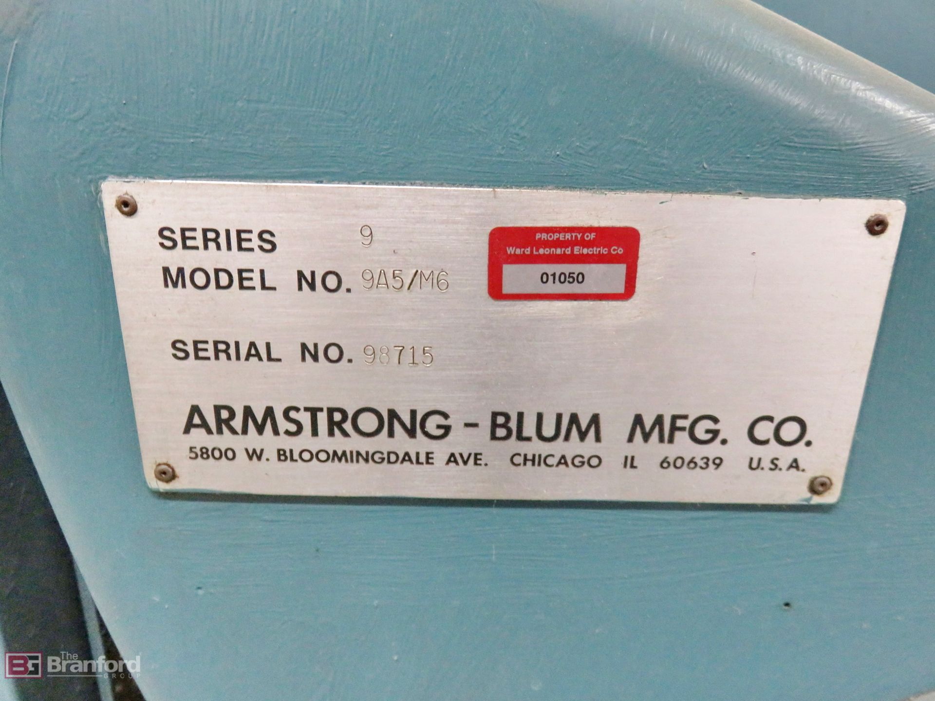 Marvel Armstrong-Blum 9A5/M6 Series 9 horizontal hack saw - Image 6 of 7