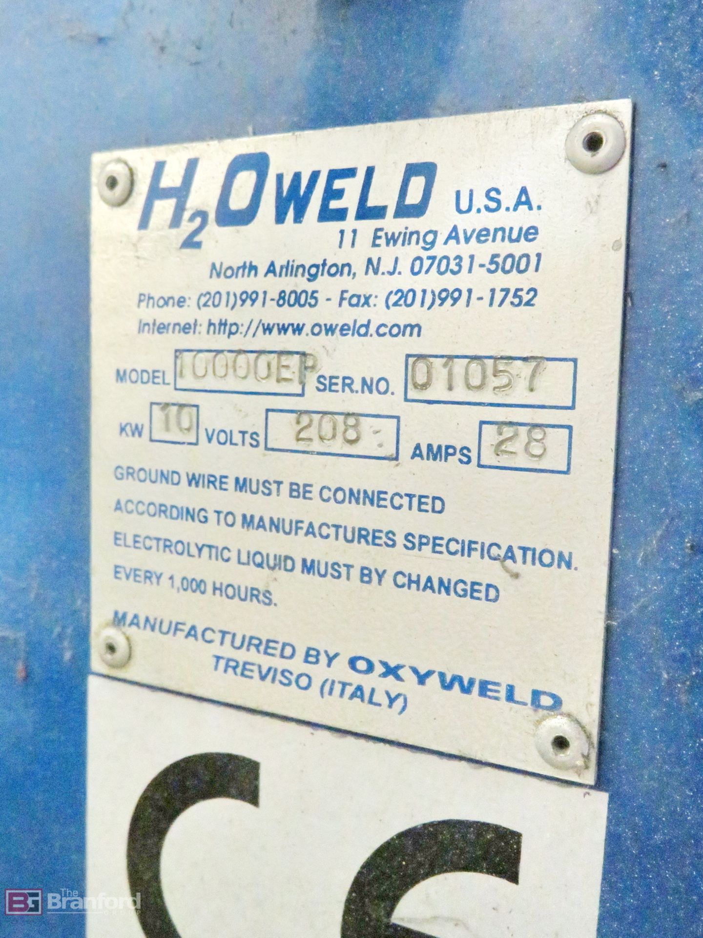 Oweld (OxyWeld) 10000EP gas generator welder - Image 3 of 3