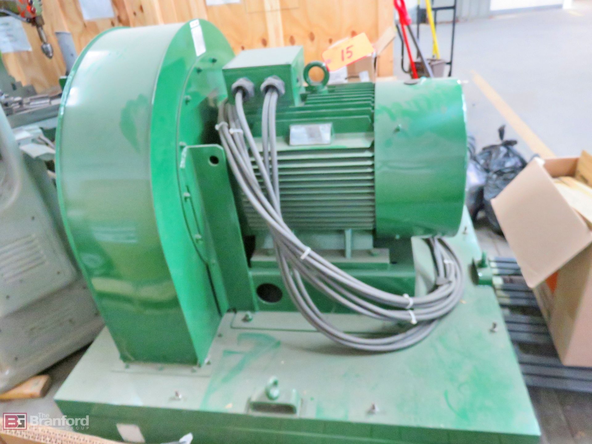 Centrifugal fan, w/ Brook Crompton Series 10 90-kW/120-HP motor - Image 4 of 6