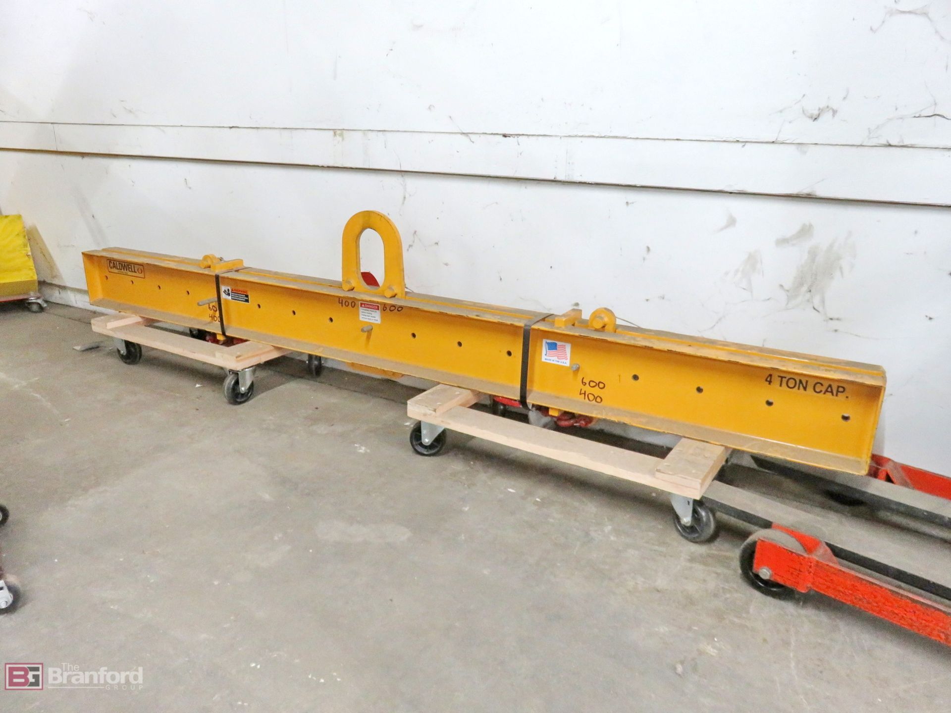 Caldwell Strong-Bac 4-ton x 8' adjustable spreader bar