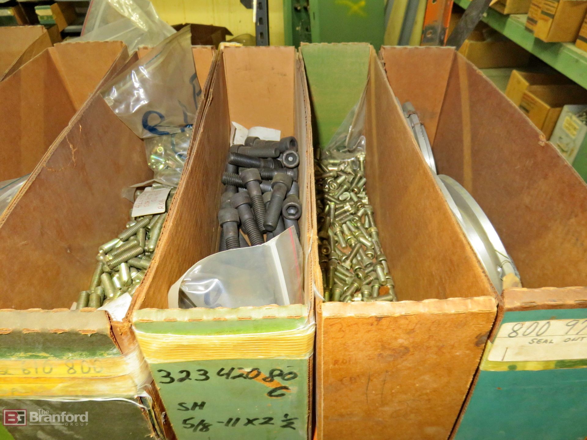 Large assortment of hardware including nuts & bolts, steel parts - Image 3 of 19