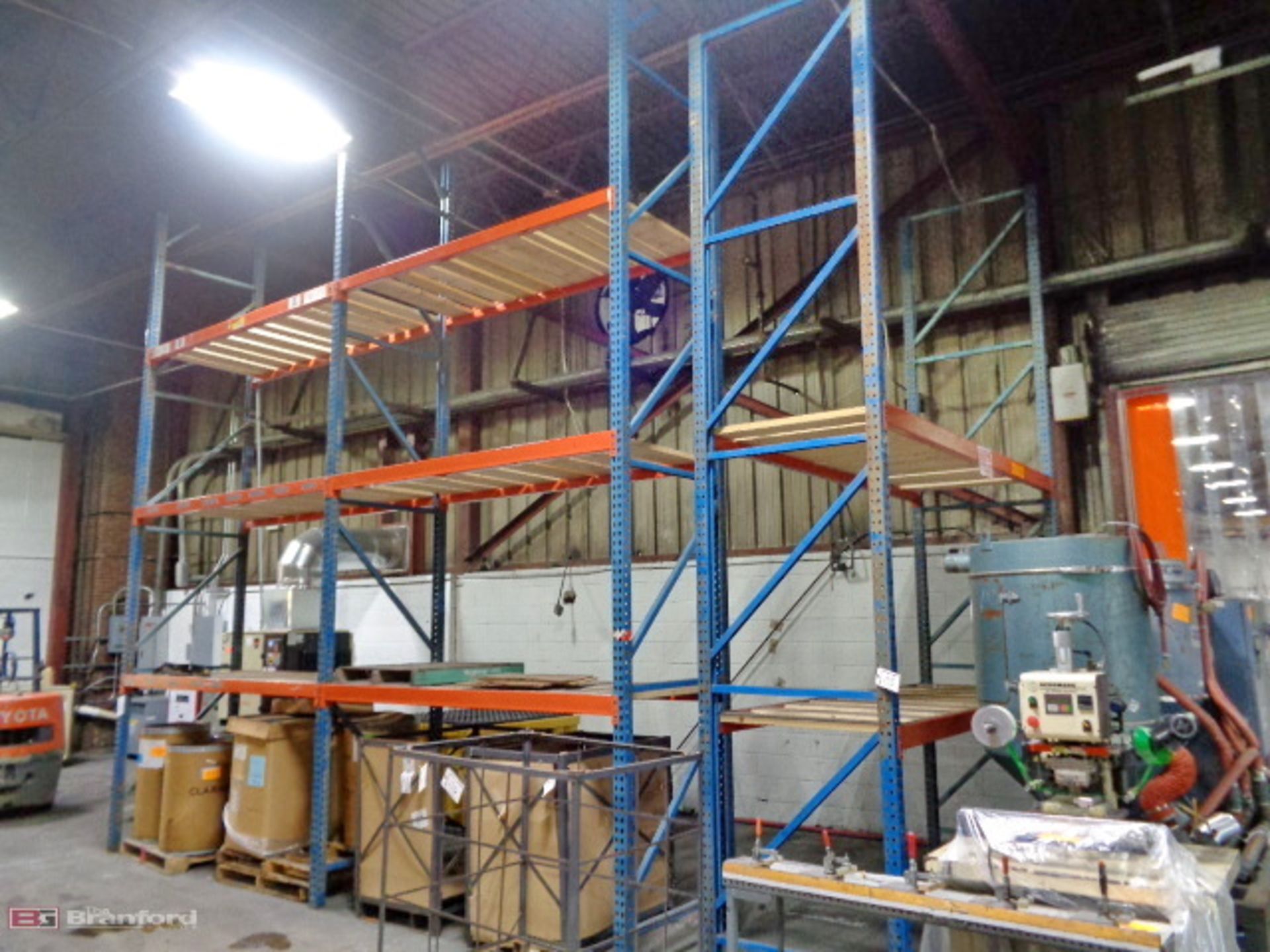 (34) Sections approx. 16' adjustable steel pallet racking - Image 2 of 9