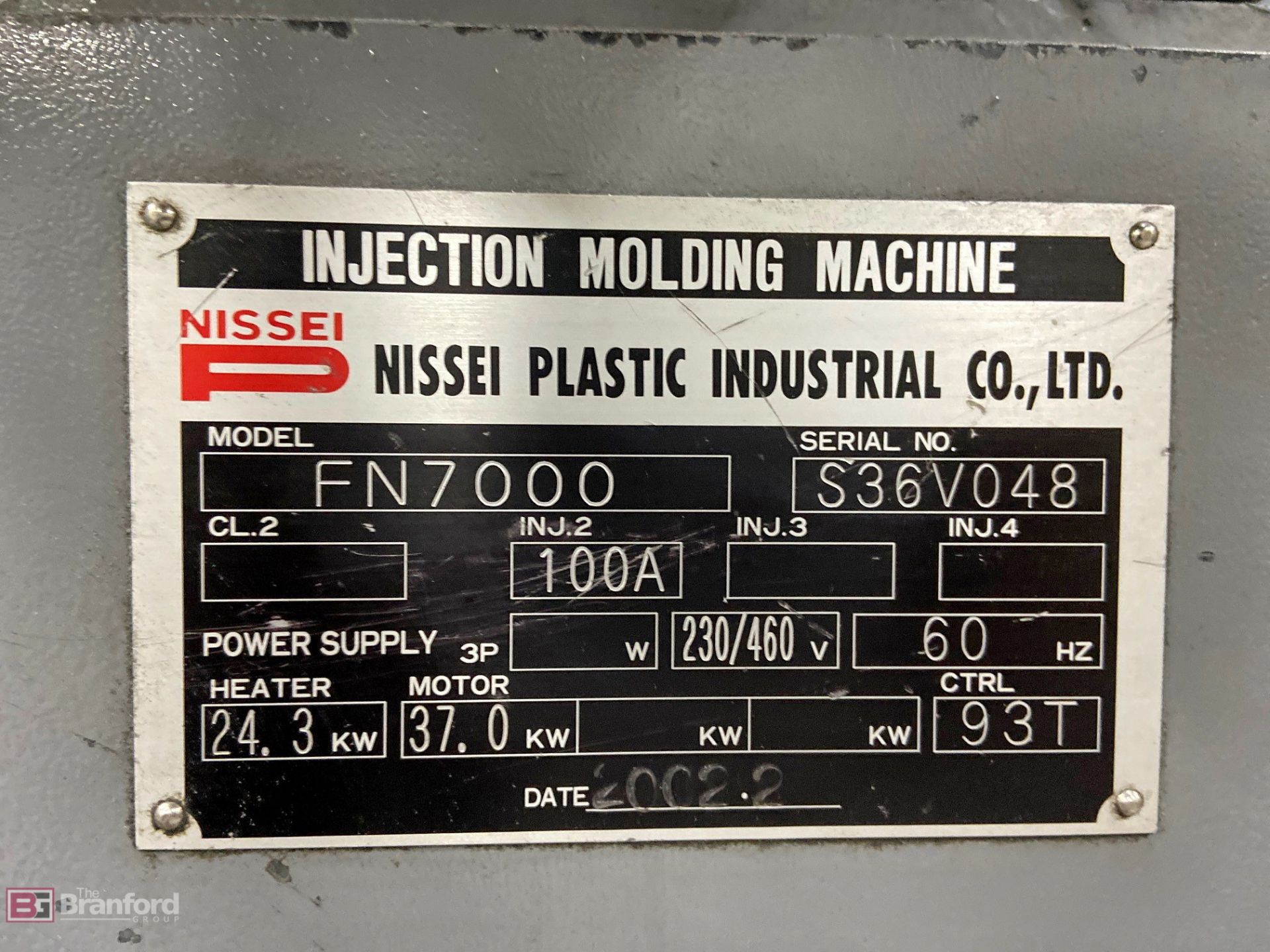 Nissei FN7000 390-ton injection molding machine - Image 2 of 6