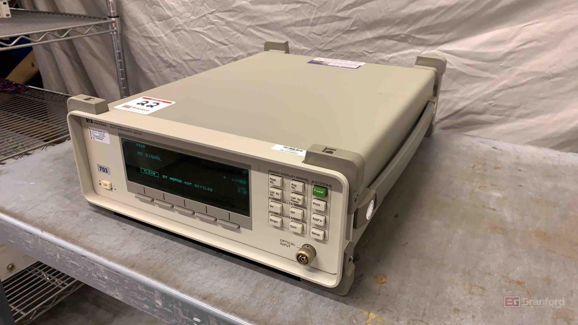 HP 86120C multi-wavelength meter - Image 3 of 10