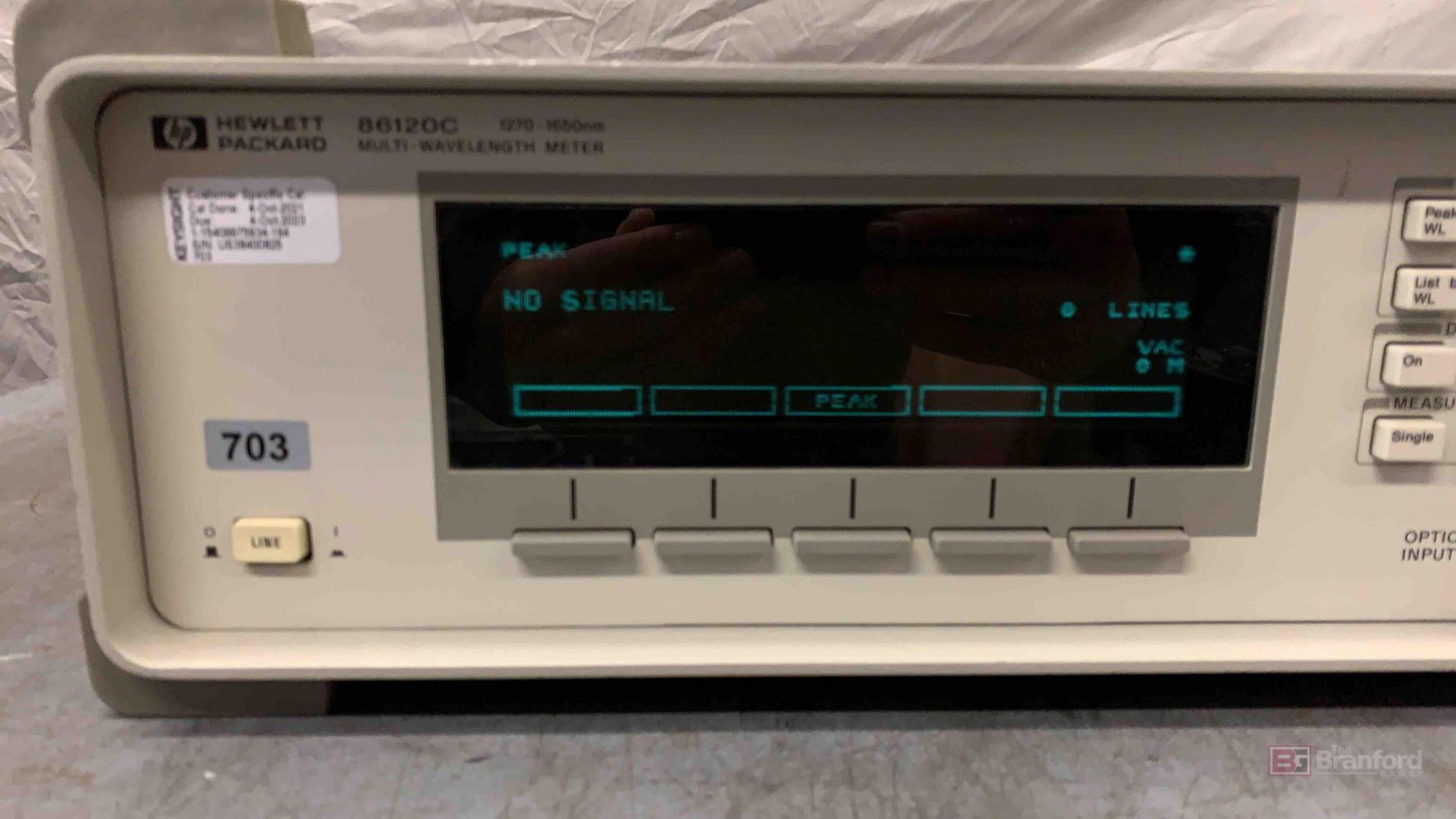 HP 86120C multi-wavelength meter - Image 2 of 10