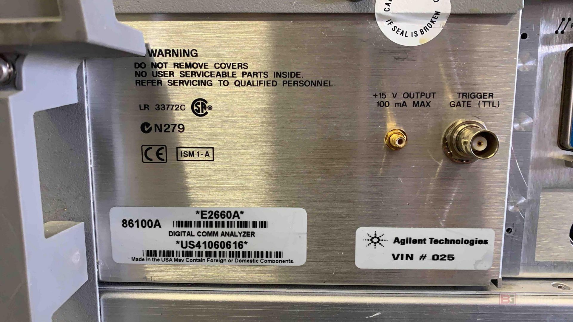 Agilent Infiniium DCA 86100A wide-bandwidth oscilloscope - Image 5 of 5