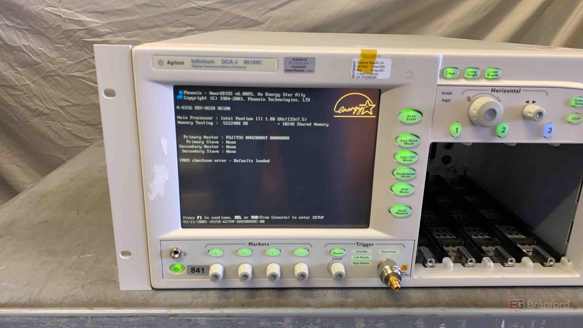 Agilent Infiniium DCA-J 86100C digital communication analyzer - Image 2 of 4