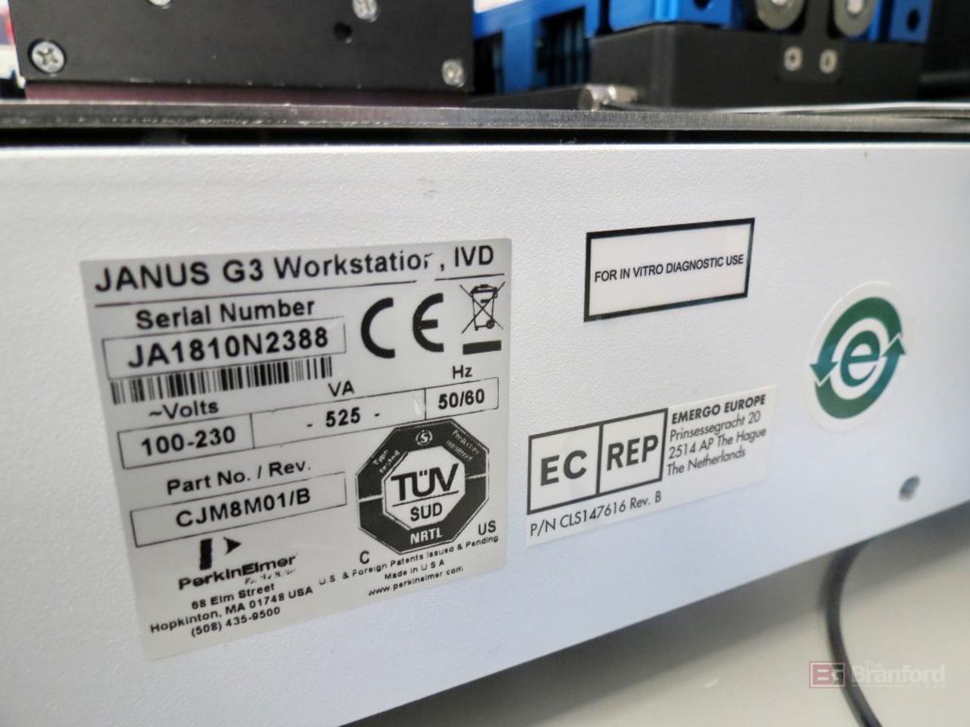 Perkin Elmer Janus G3 Automated Workstation IVD Liquid Handler - Image 11 of 14