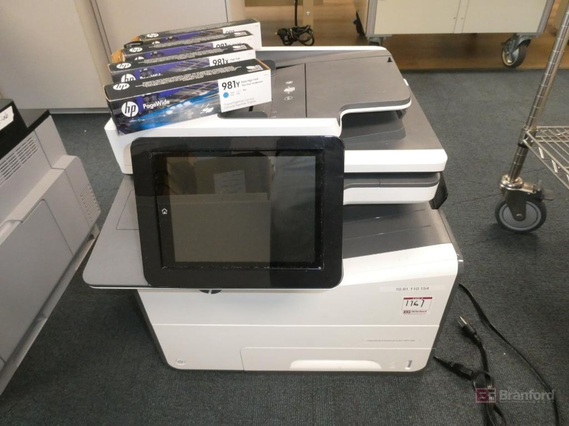 HP PageWide Enterprise MFP586, Color Printer/Scanner/Copy Machine
